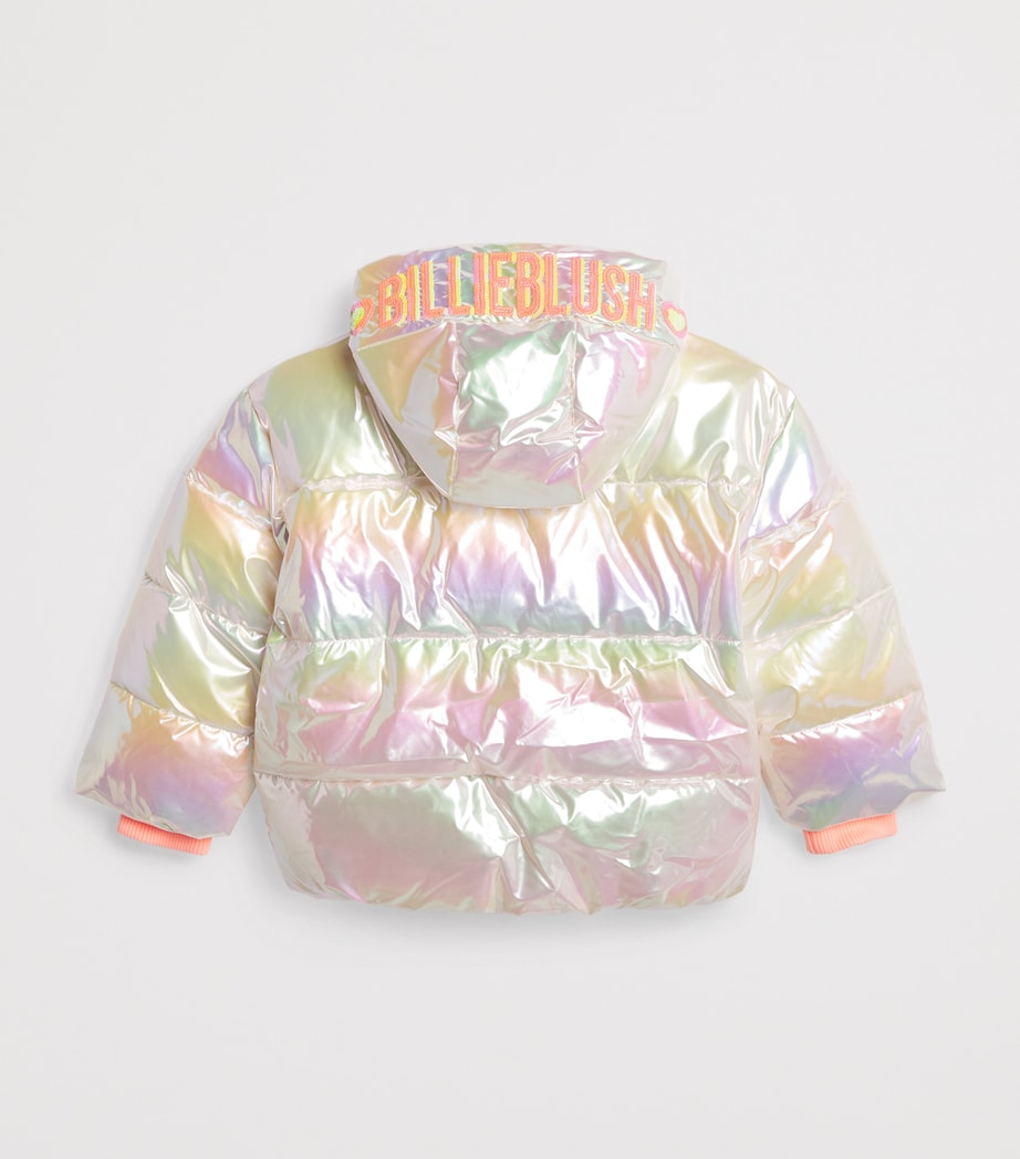 Metallic Puffer Jacket (8-12 Years) MULTICOLOURED Image 2