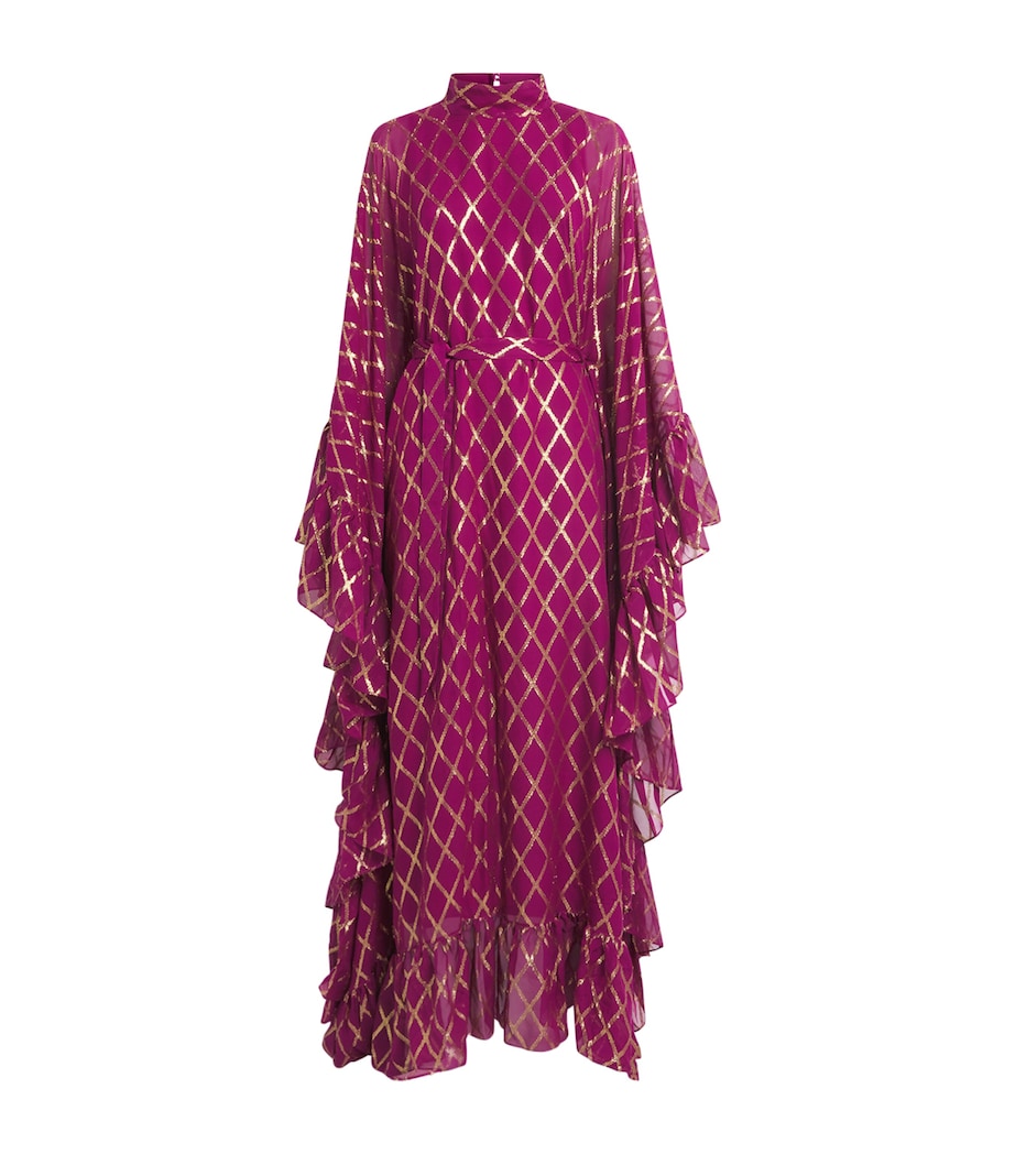 Taller Marmo Womens Eccentrica Kaftan Gown Pomegranate Image 1