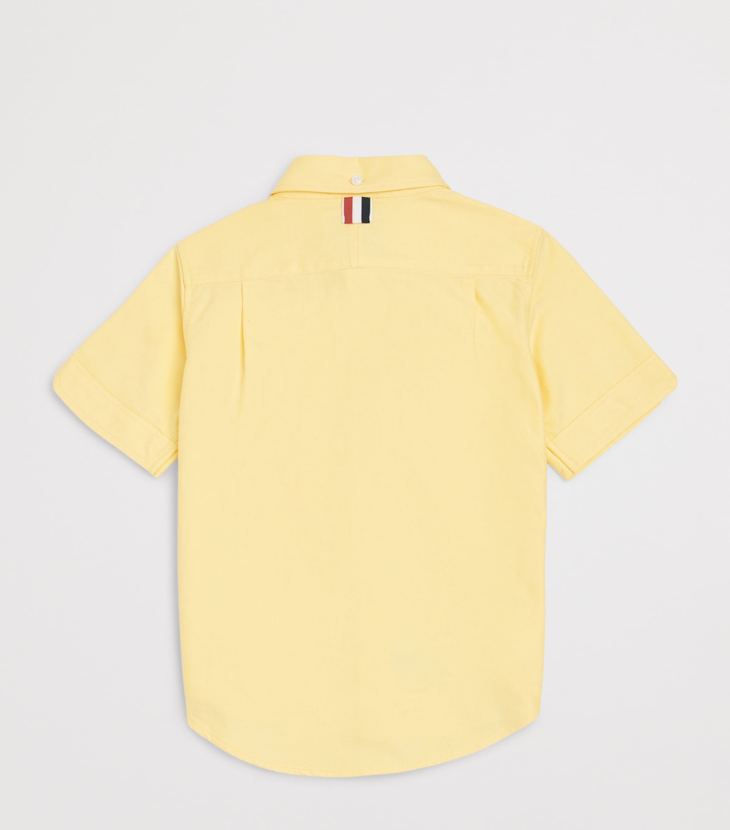 Thom Browne Kids Cotton Short-Sleeve Shirt (2-12 Years) Yellow Image 2