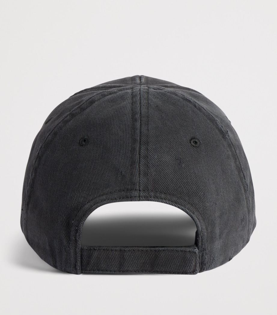 Balenciaga Cotton Logo Cap Image 2
