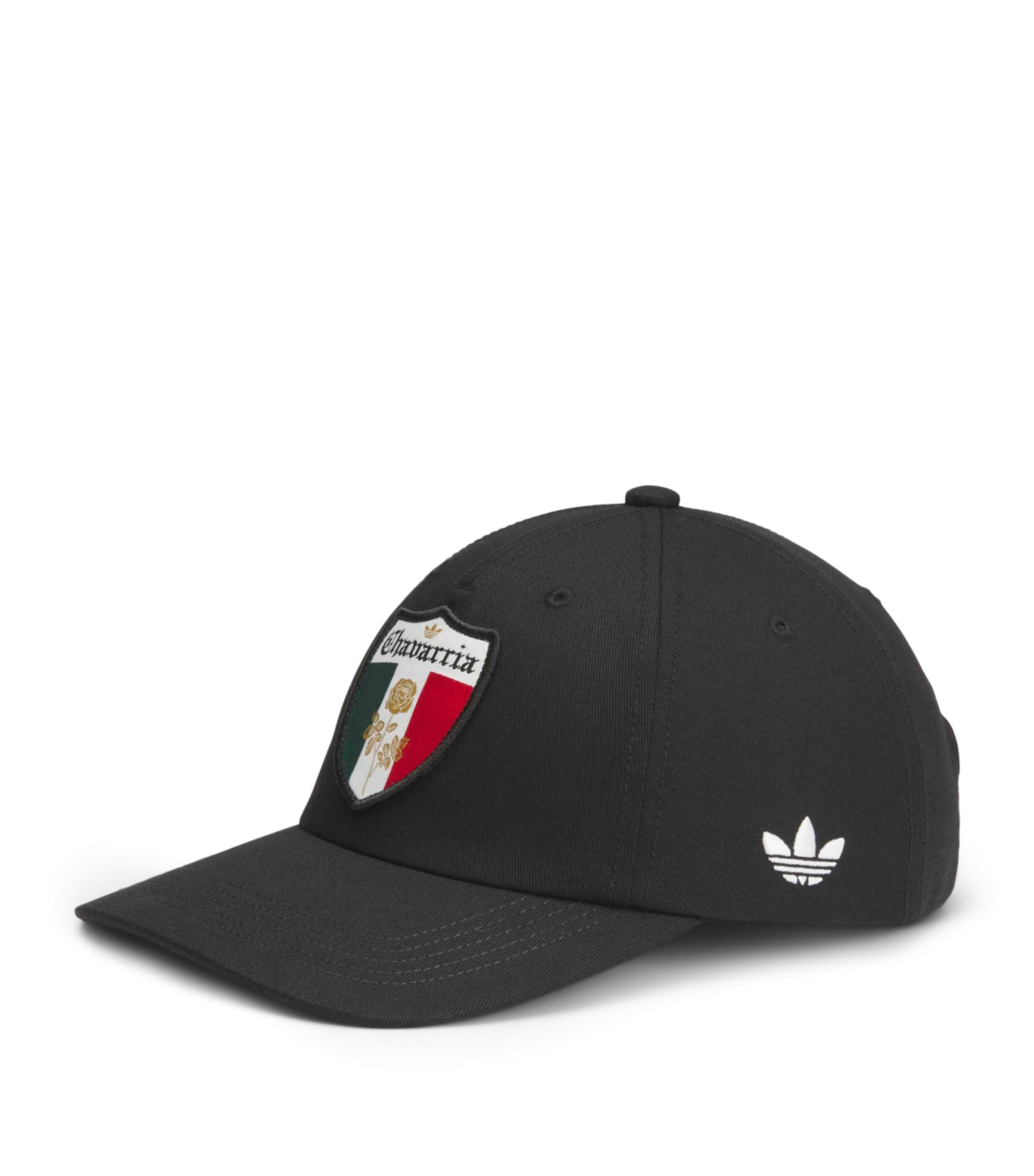 Willy Chavarria x adidas Originals Crest Baseball Cap Black Image 1