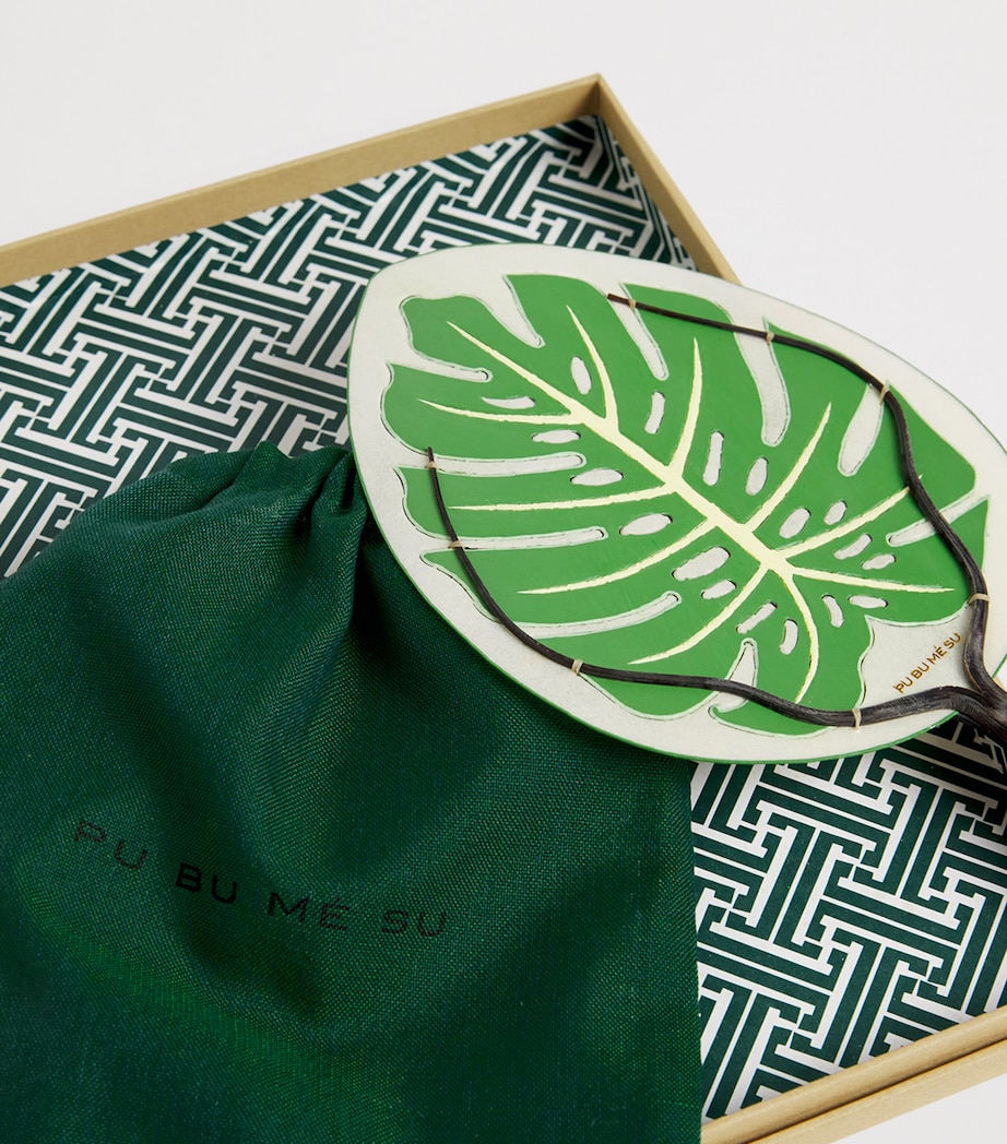 Small Monstera Fan GREEN Image 3