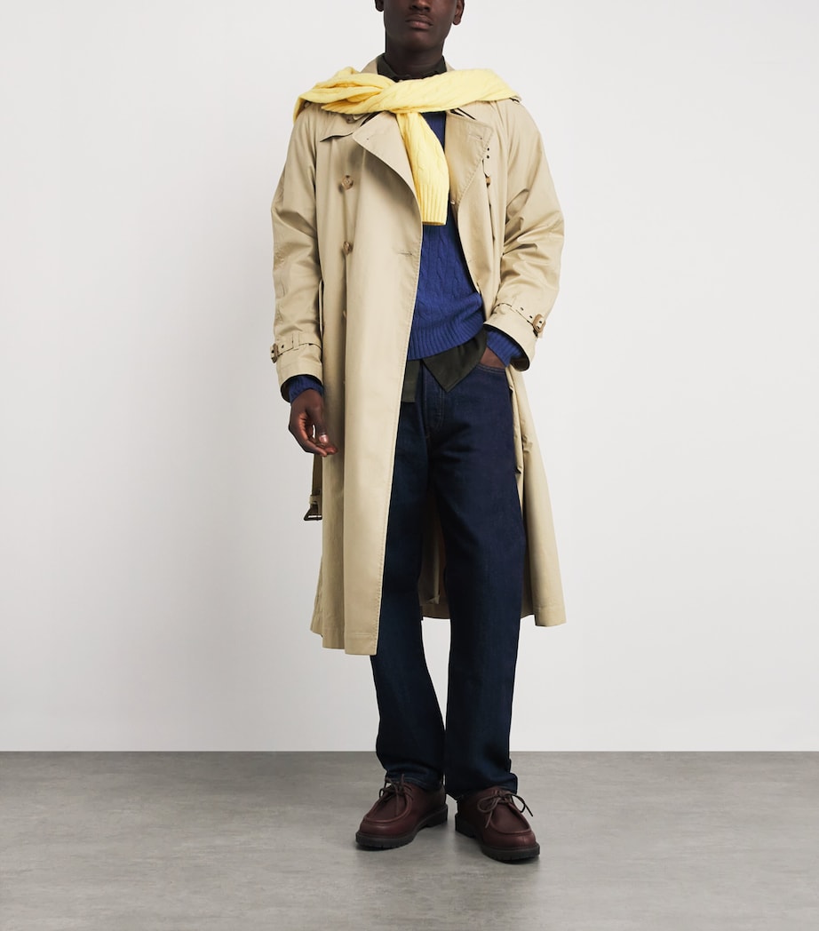 Wool-Cashmere Cable-Knit Sweater NAVY Image 2