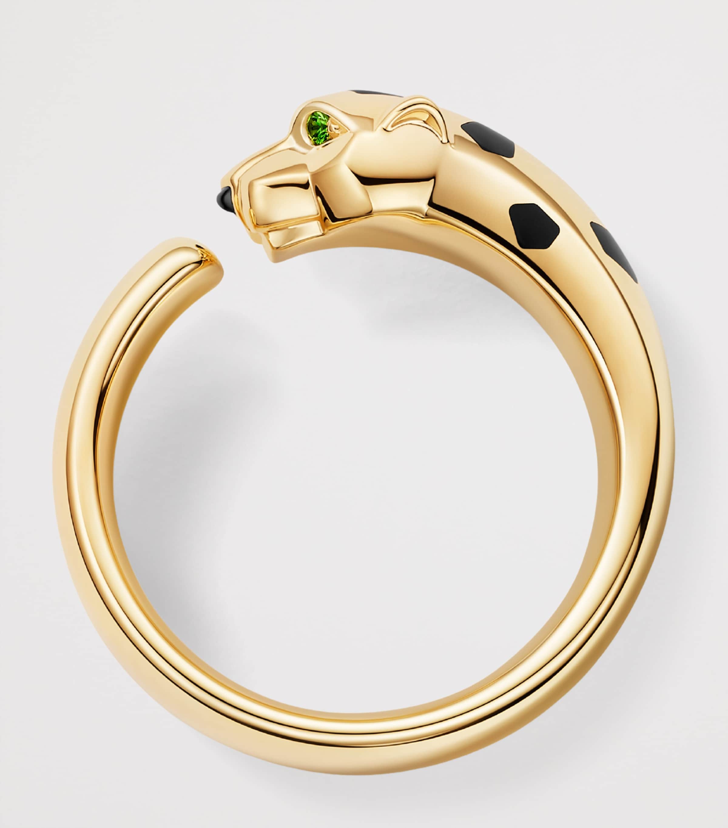 Cartier Yellow Gold, Tsavorite and Onyx Panthère de Cartier Ring Yellow Gold Image 4