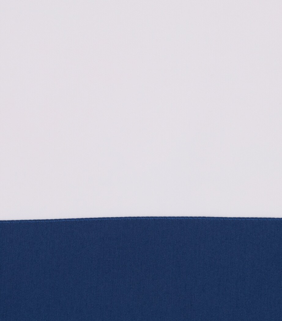 Frette Cotton Bold Square Pillowcase (65cm x 65cm) Milk/indigo B Image 6