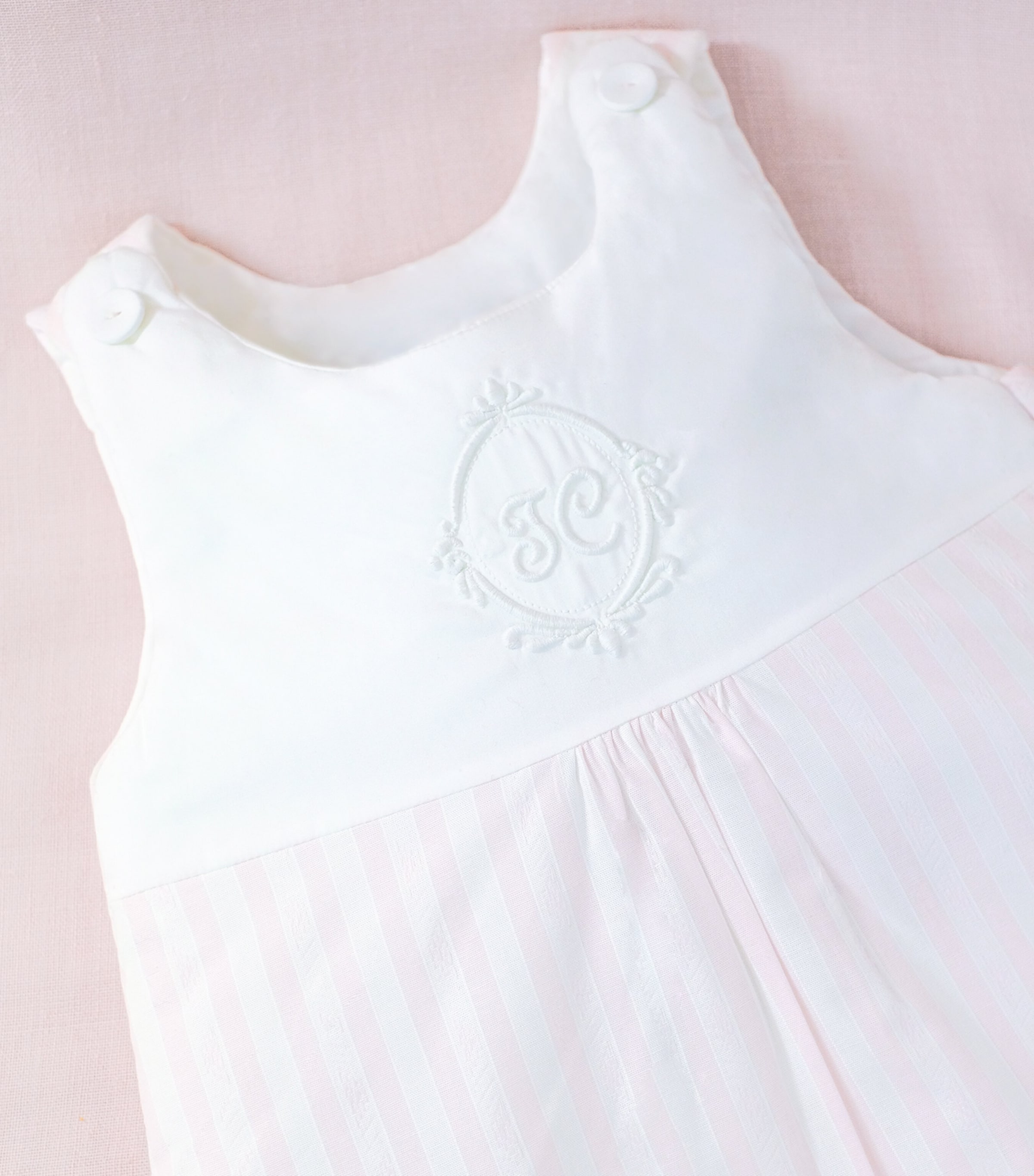 Tartine et Chocolat Cotton Striped Sleeping Bag Pink Image 2