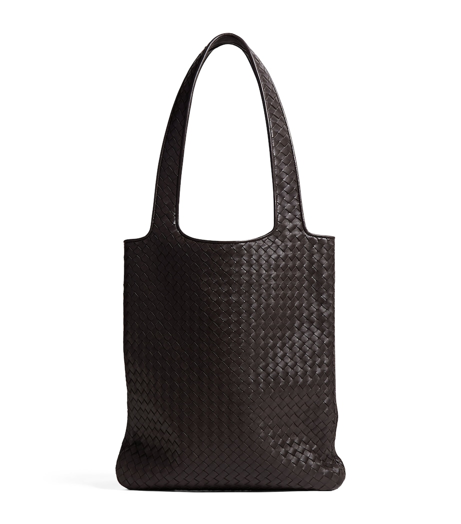 Bottega Veneta Small Leather Veneto Tote Bag Image 1