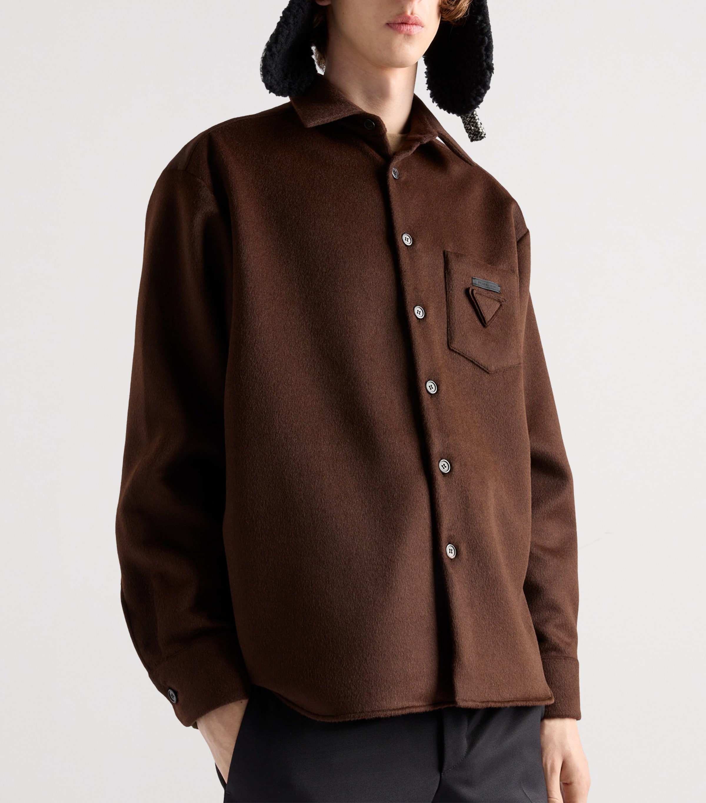 Wool-Mohair-Cashmere Shirt F0324 Image 3