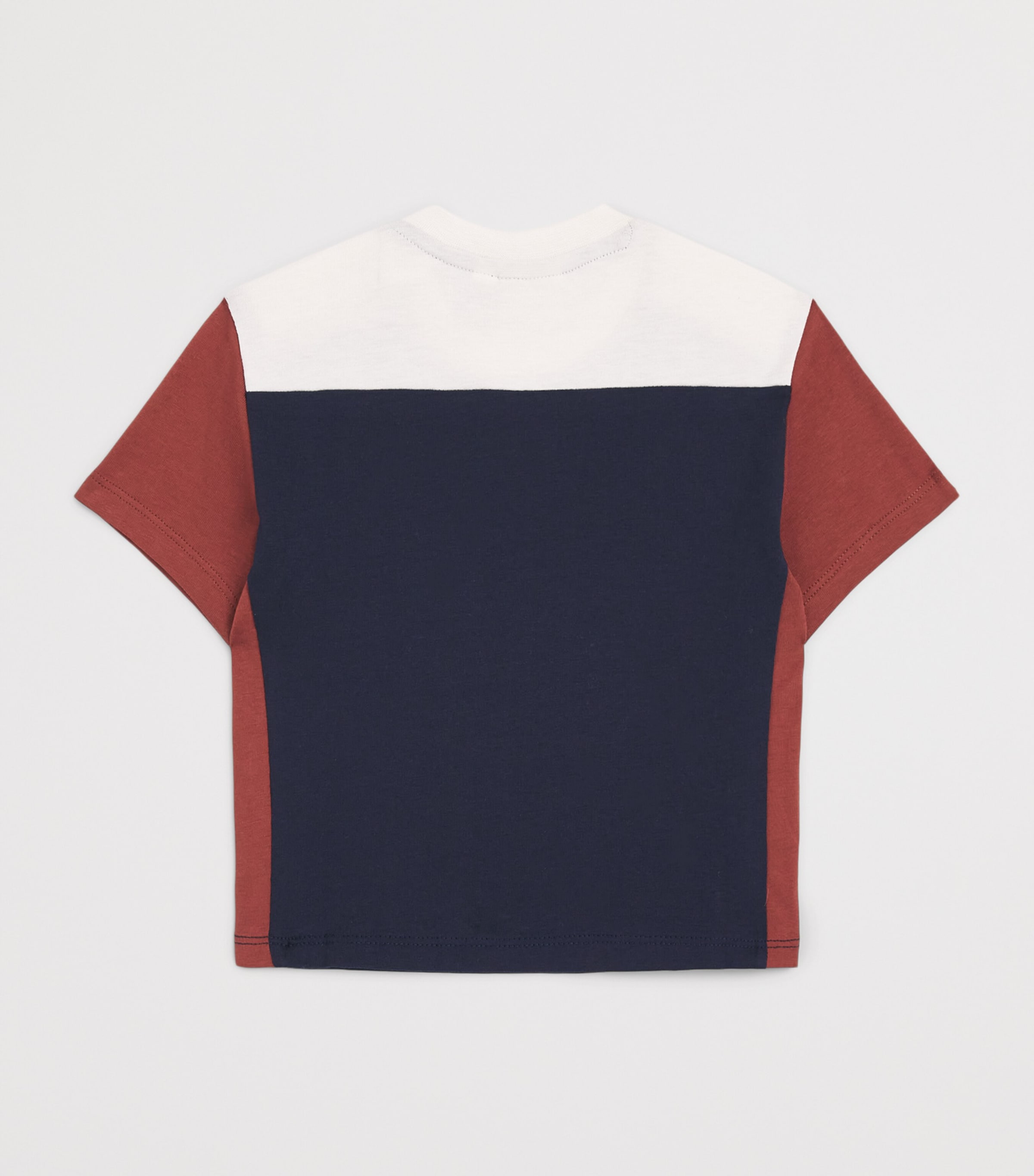 BOSS Kidswear Cotton Panelled Logo T-Shirt (3 Months-3 Years) Navy Image 2