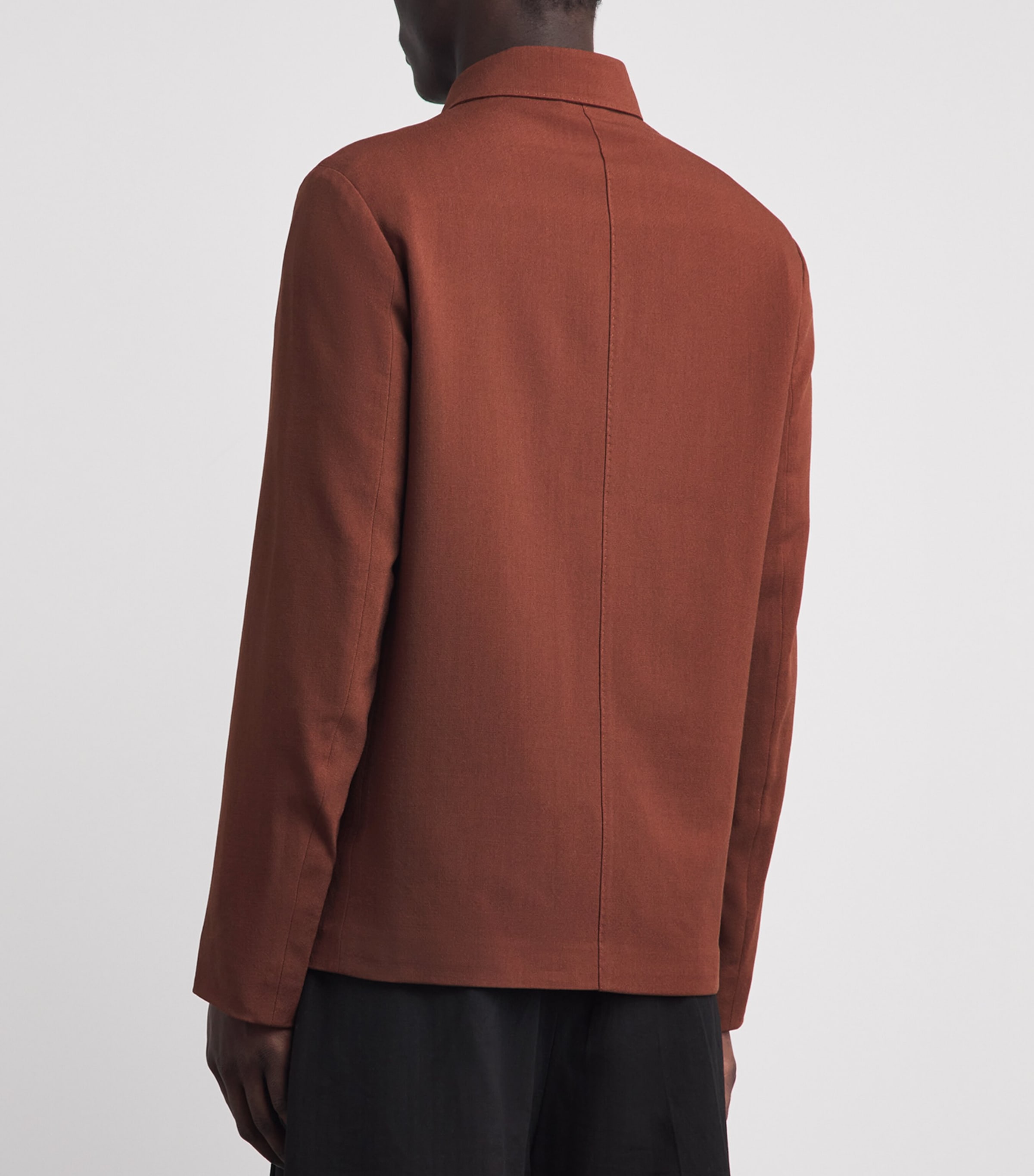 Paul Smith Mens Wool Overshirt Red Image 5