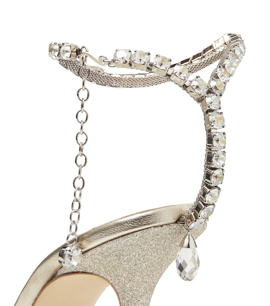 Saeda 100 Glitter Pumps PLATINUM ICE/CRYSTAL Image 4