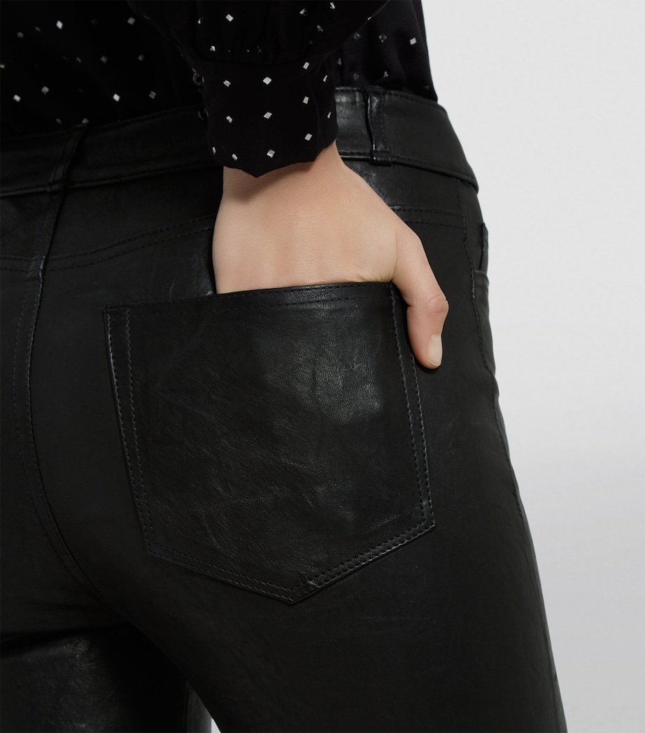 Hoxton Stretch Leather Pant BLACK BLACK Image 5