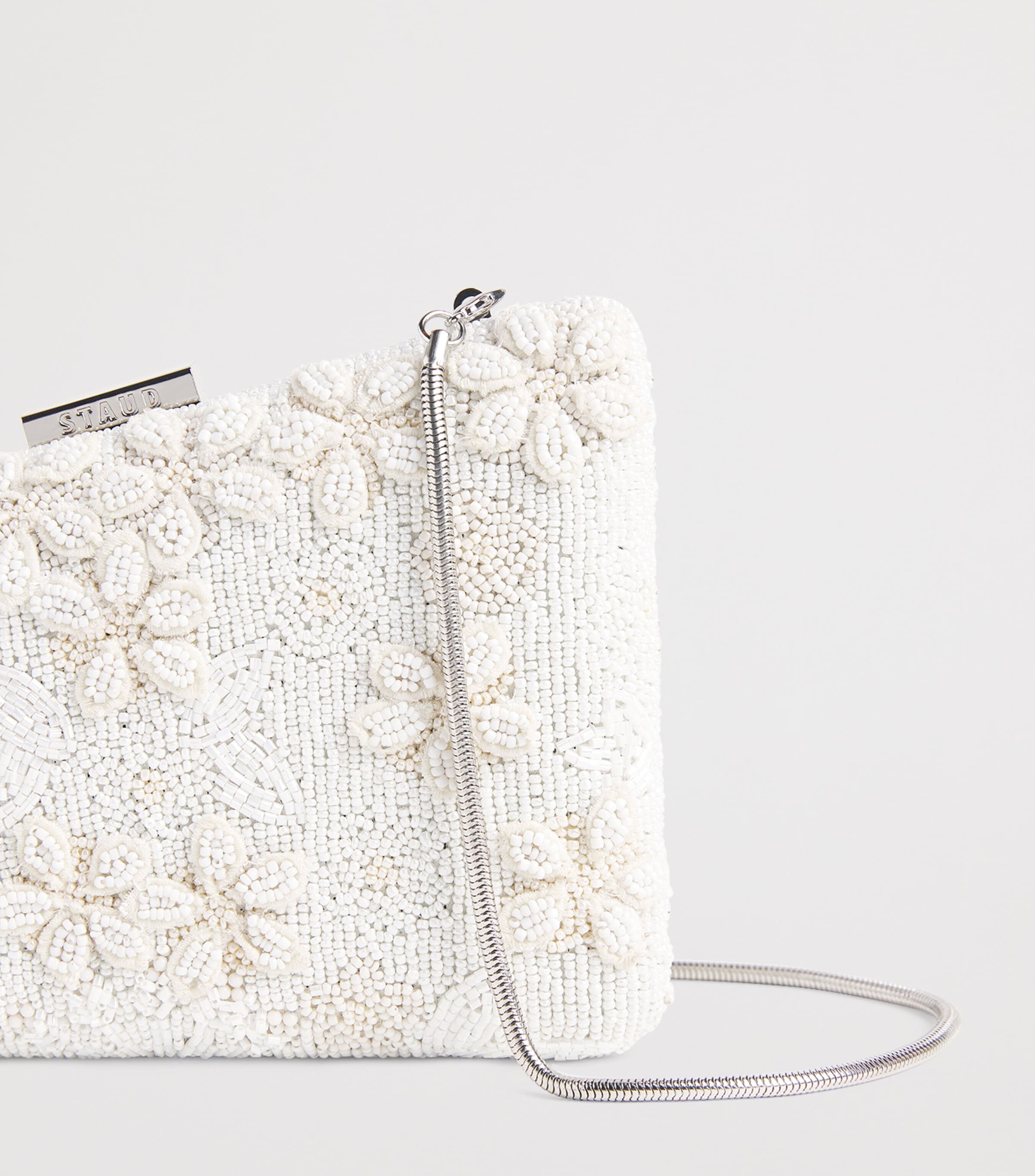 STAUD Beaded Carmella Clutch Bag Grpd Garden Party Image 5