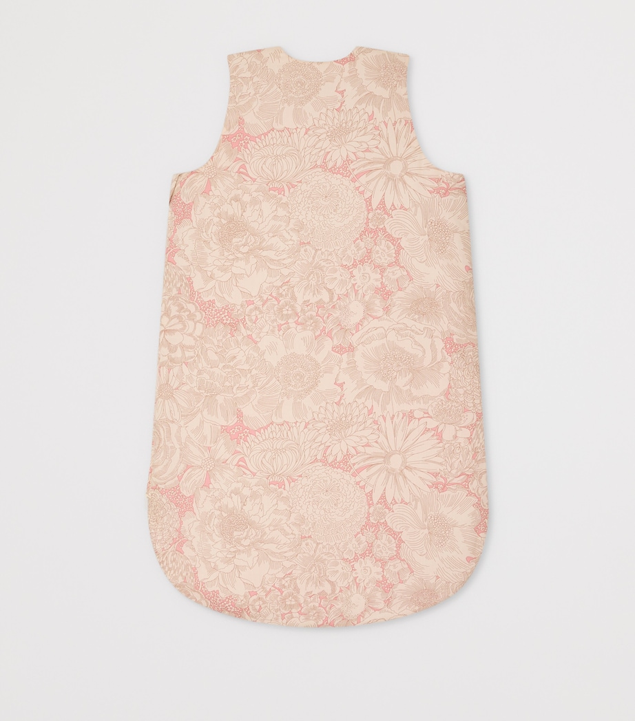 Bonpoint Cotton Joujou Sleeping Bag Fl Rose Moyen Image 2
