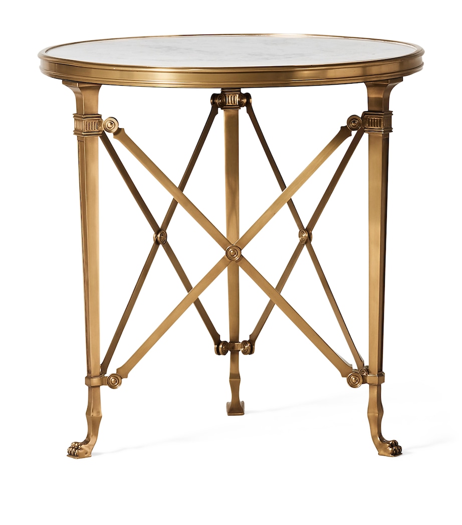 Stone and Brass Cannes Gueridon Table CANNES BRASS Image 2