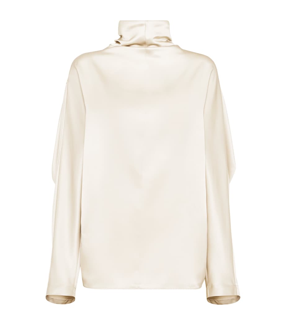 Silk Rollneck Blouse C7925 Image 1