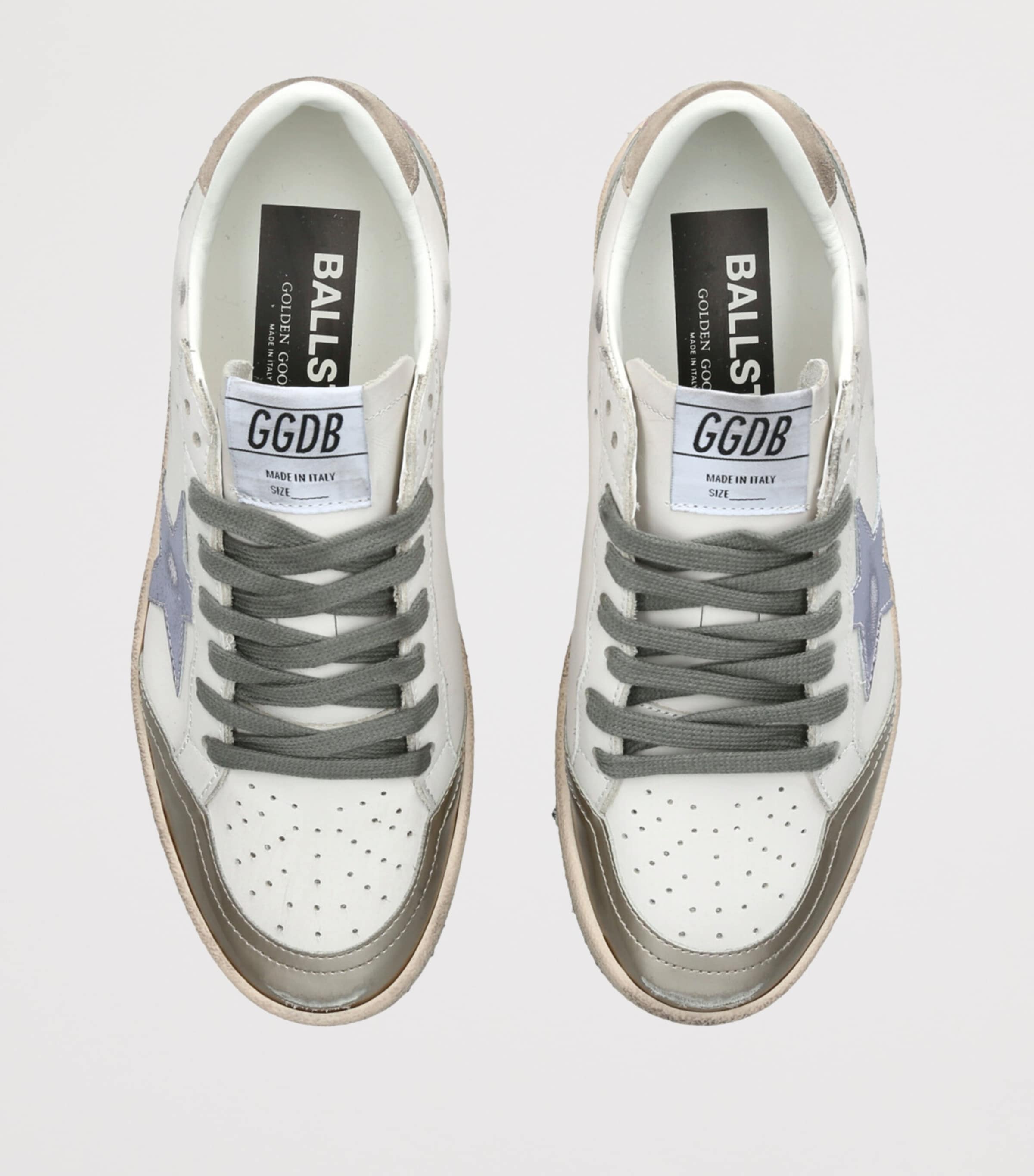 Leather Ball Star Sneakers WHITE Image 4