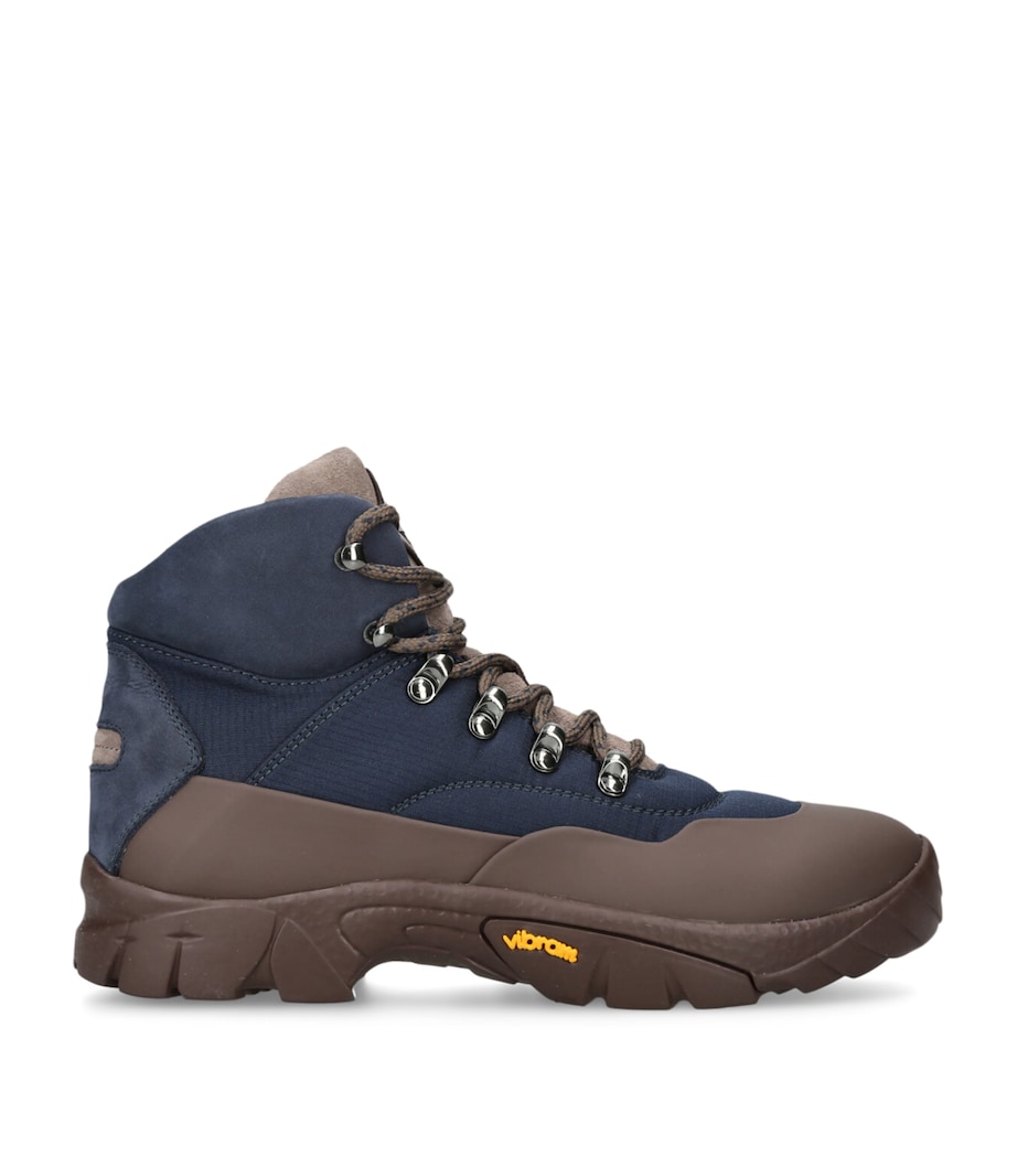 Lace-Up Mountain Boots BROWN/OTH Image 1