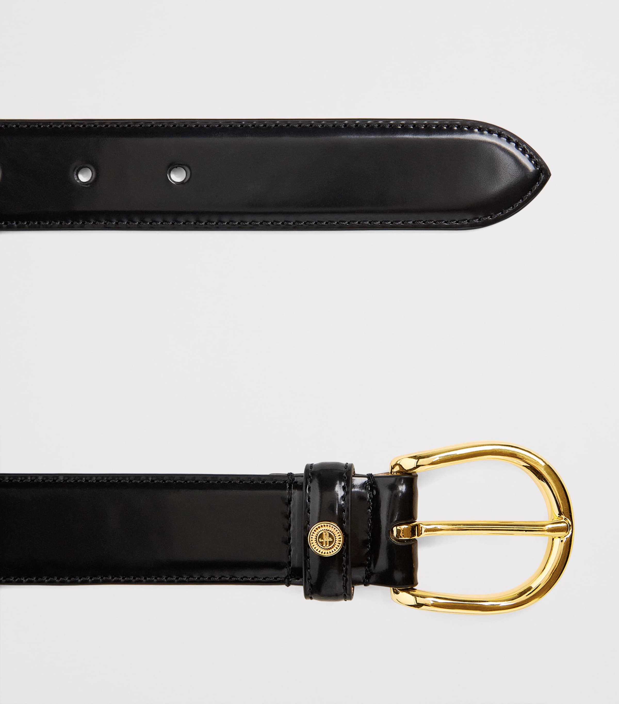 Harrods Leather Belt Black Image 4