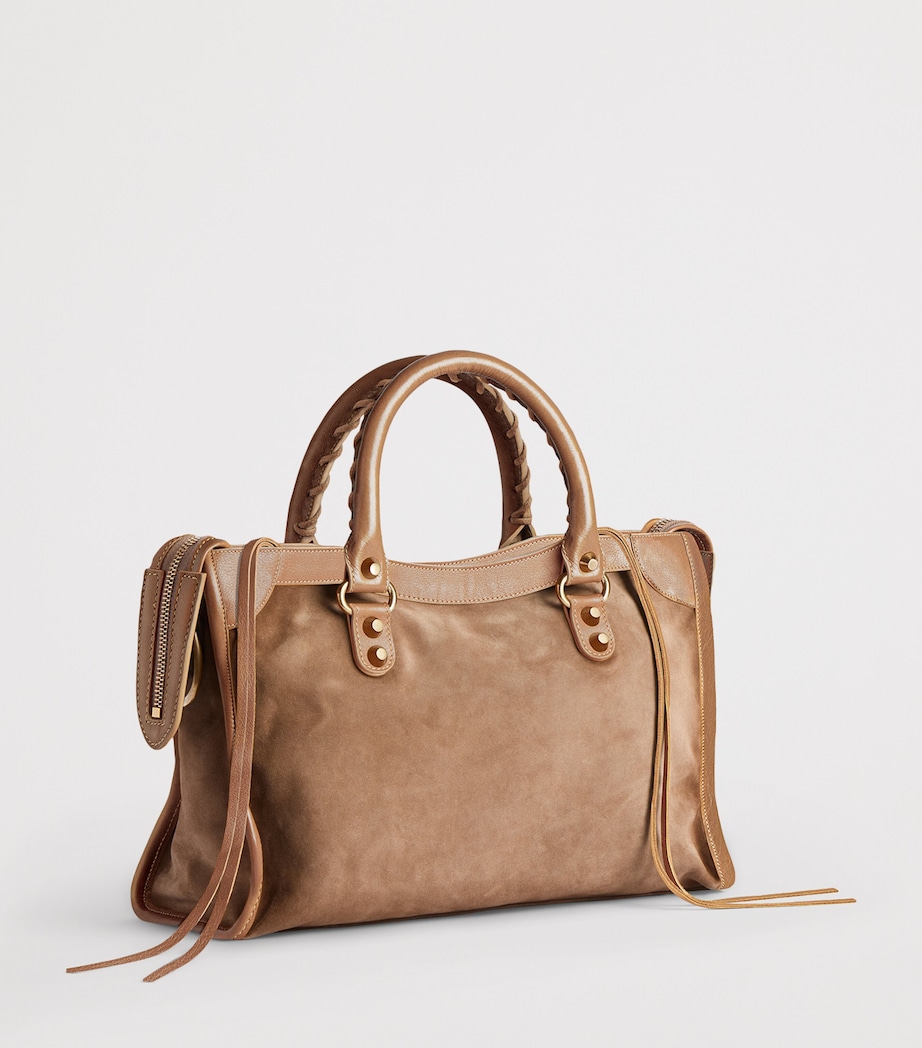 Balenciaga Small Lambskin Le City Top-Handle Bag Image 3