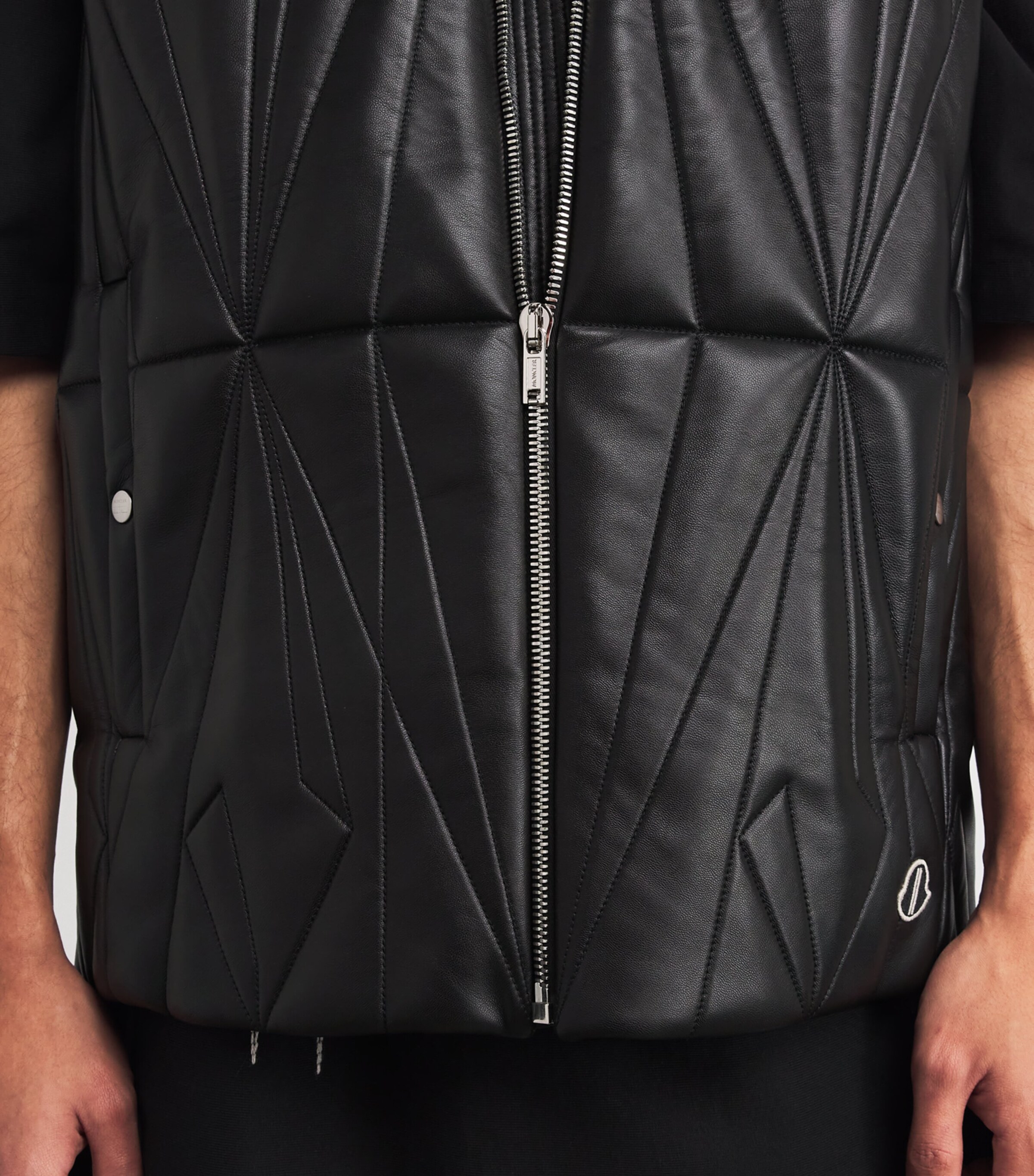 x Moncler Lambskin Geocamo Gilet 828 - DARK DUST Image 6