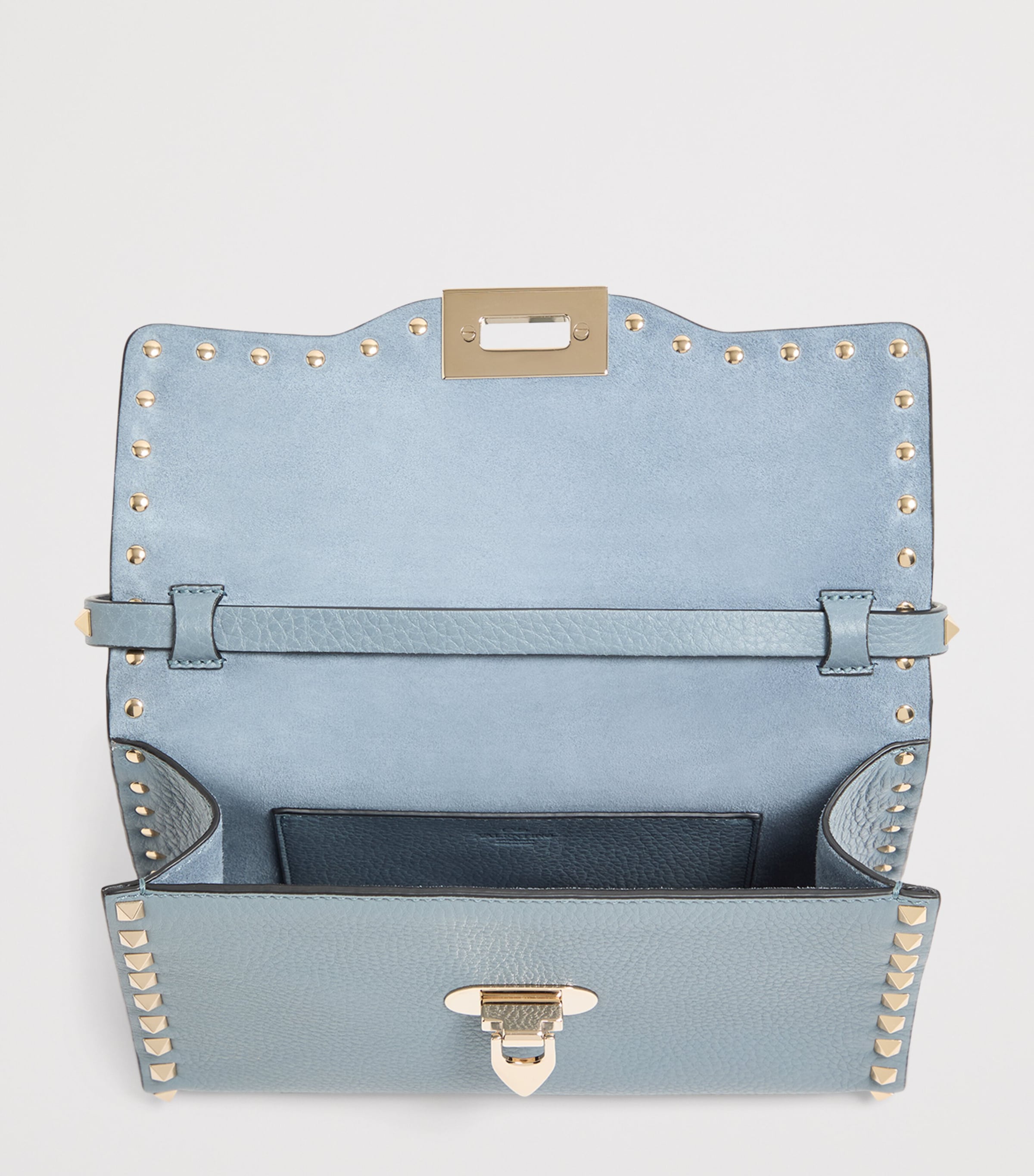 Small Leather Rockstud Shoulder Bag MXE Image 5