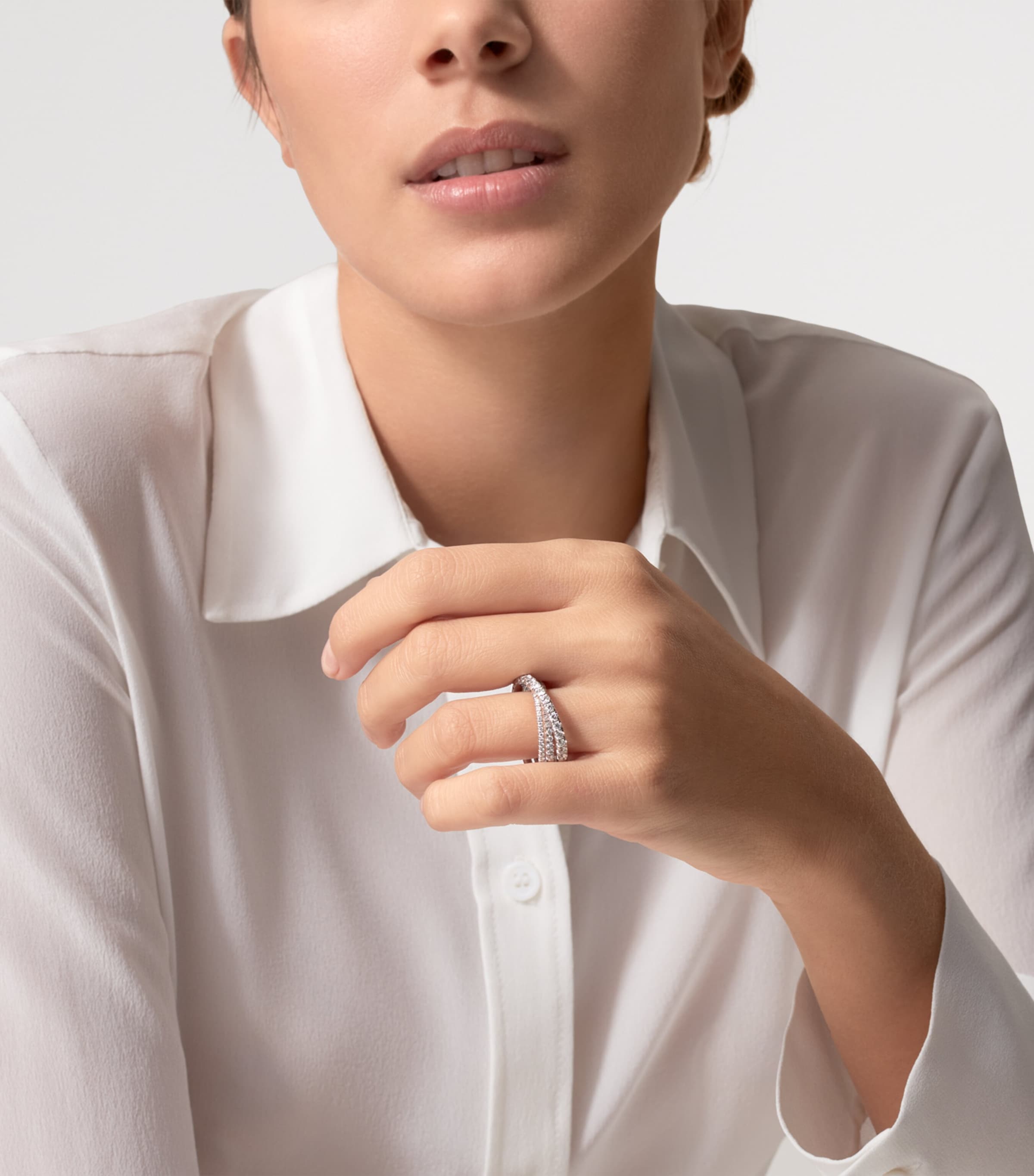 Cartier White Gold and Diamond Étincelle de Cartier Ring White Gold Image 2