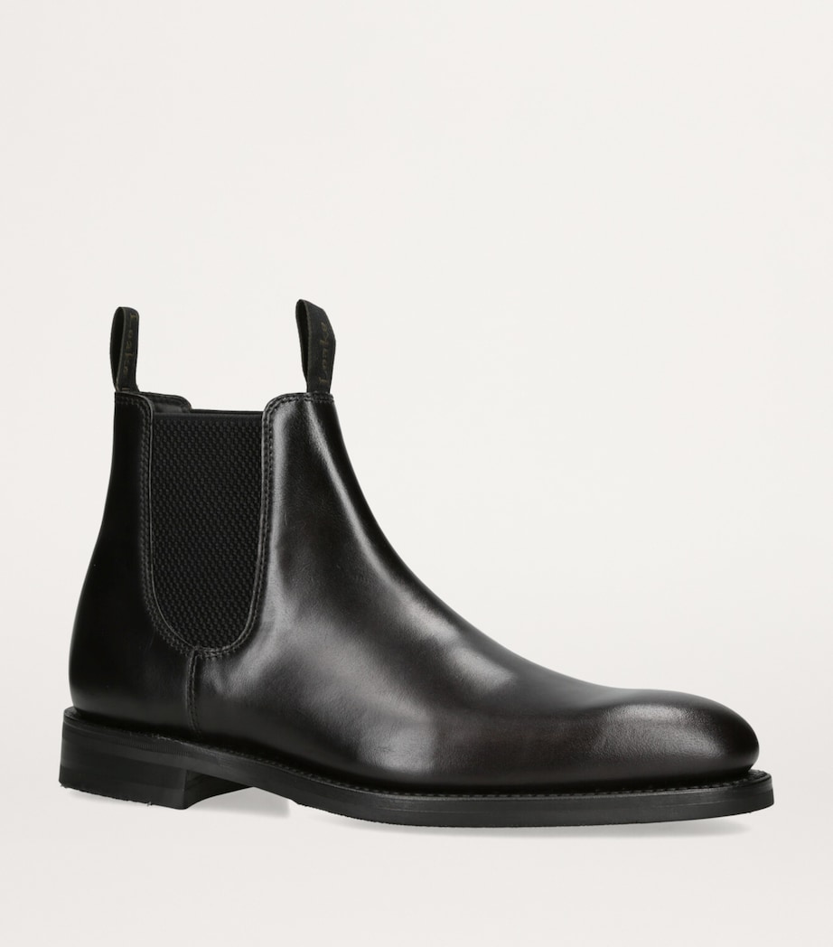 Loake Leather Emsworth Chelsea Boots Black Image 3