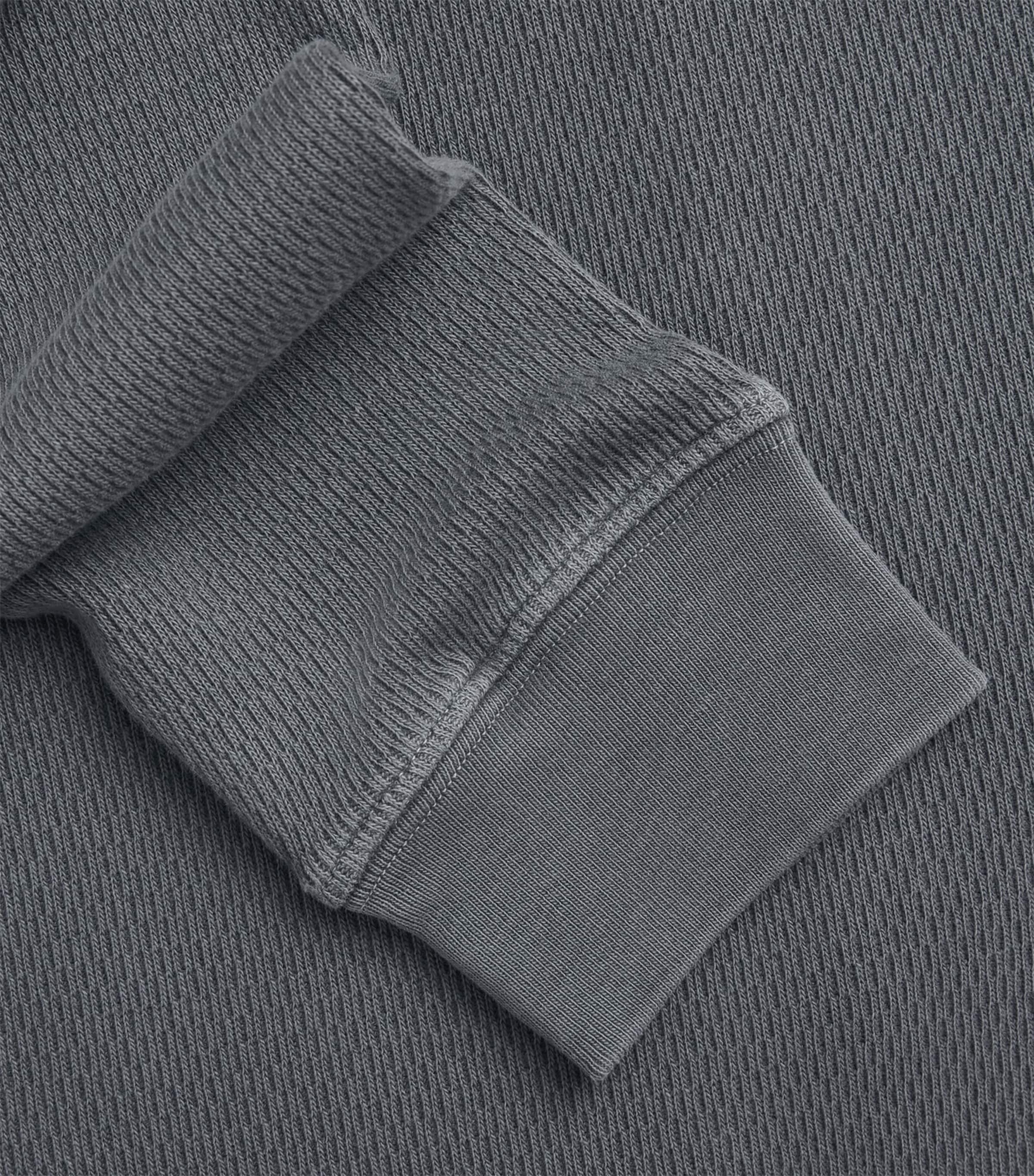 Citizens of Humanity Mens Cotton Waffle-Stitch Sweater Slate Image 6