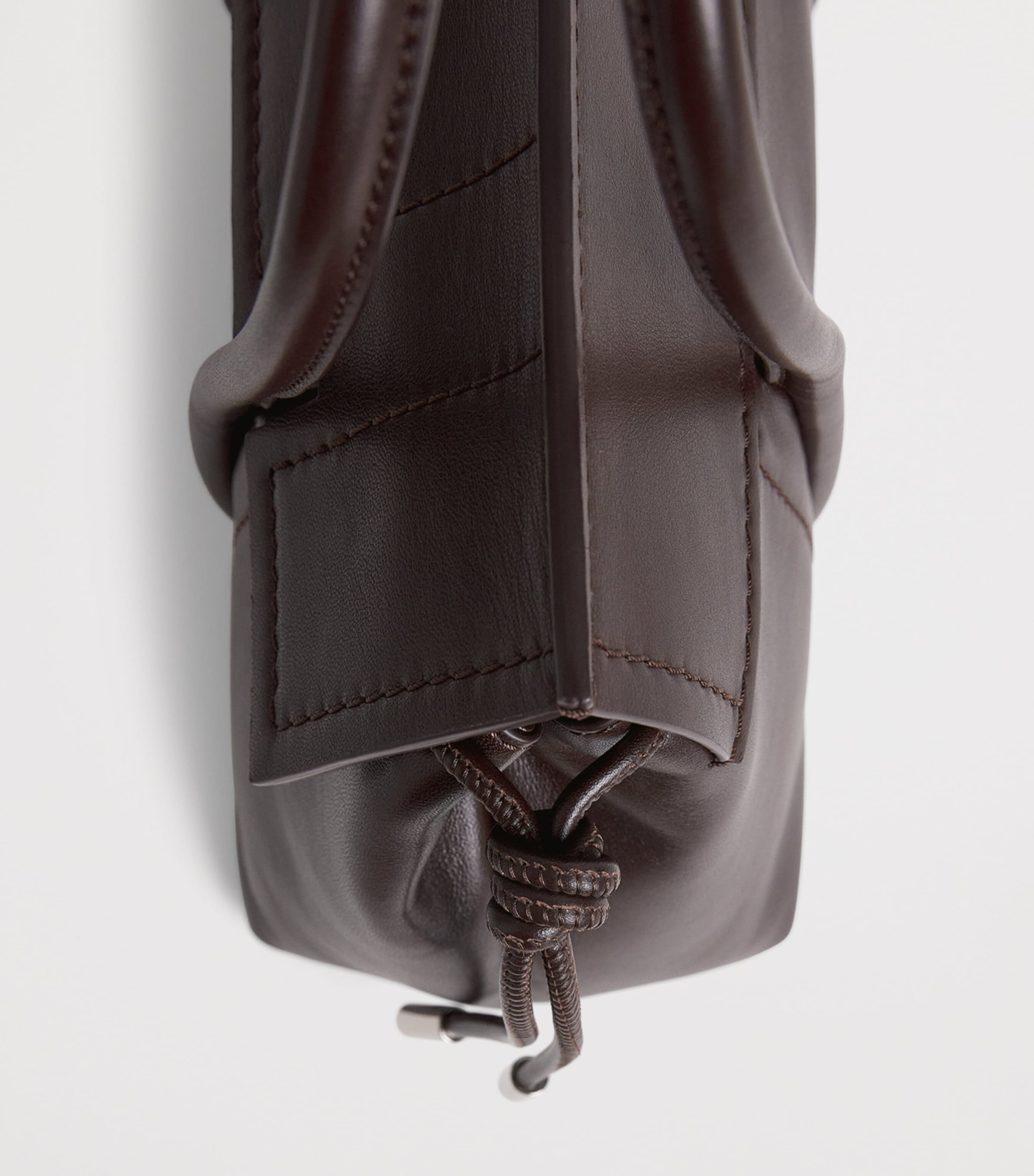 Harrods Small Leather Marcie Shoulder Bag Brown Image 6
