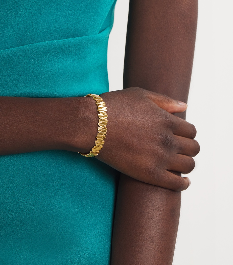 Yellow Gold Classic Fireworks Bangle 18K YG Image 2