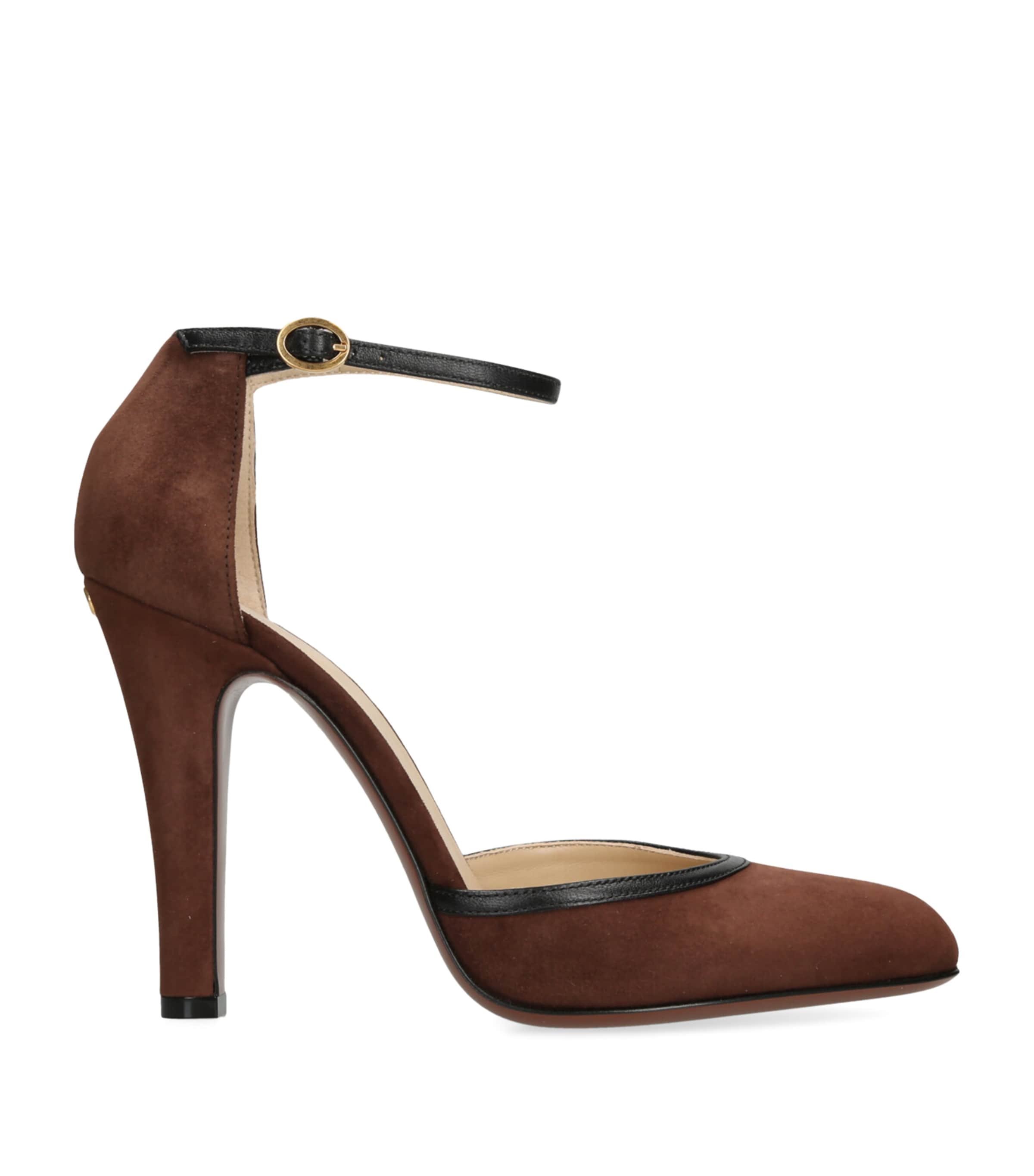Valentino Garavani Suede Hi Dolly Pumps 105