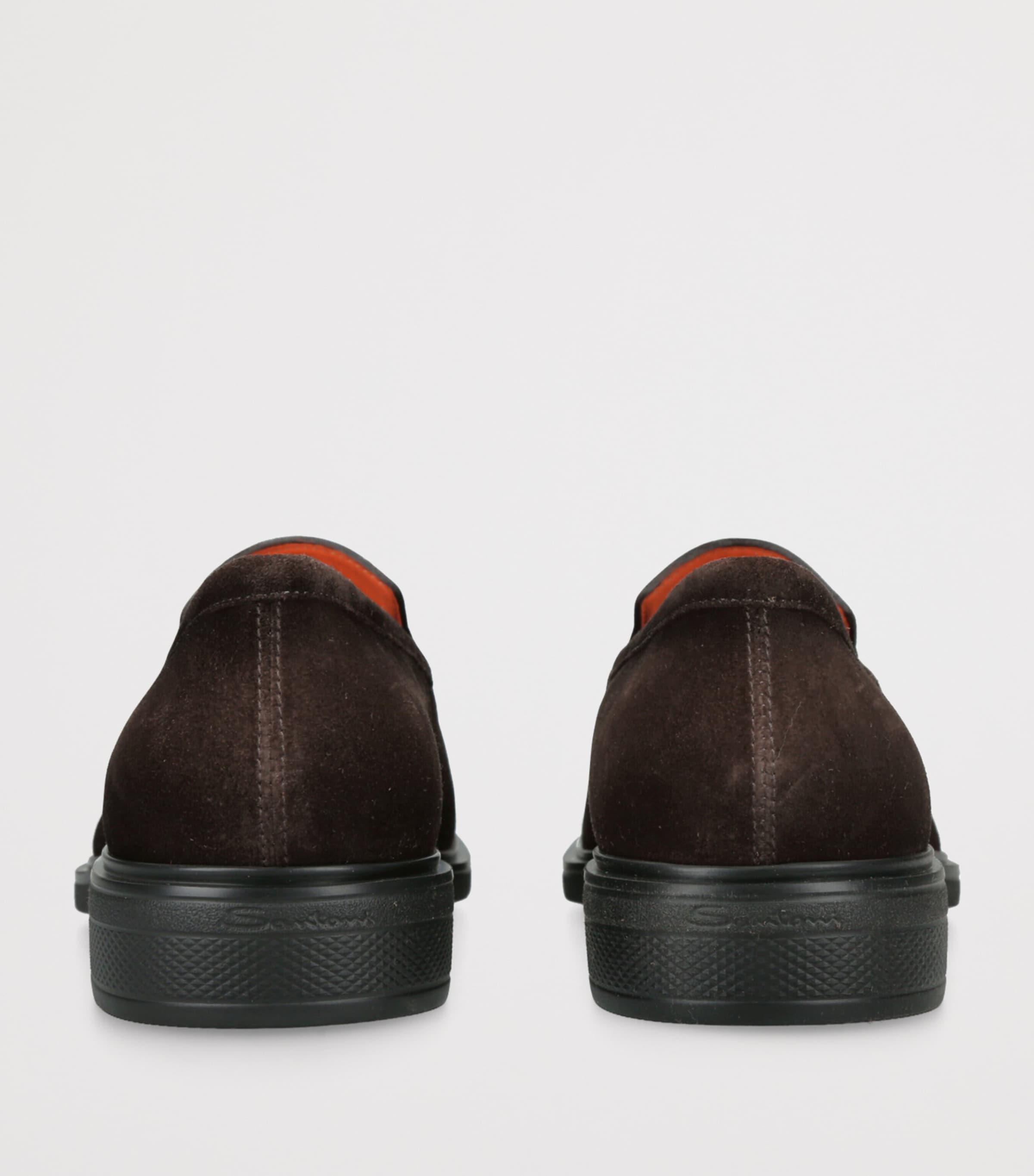 Suede Easy Penny Loafers DARK BROWN Image 2