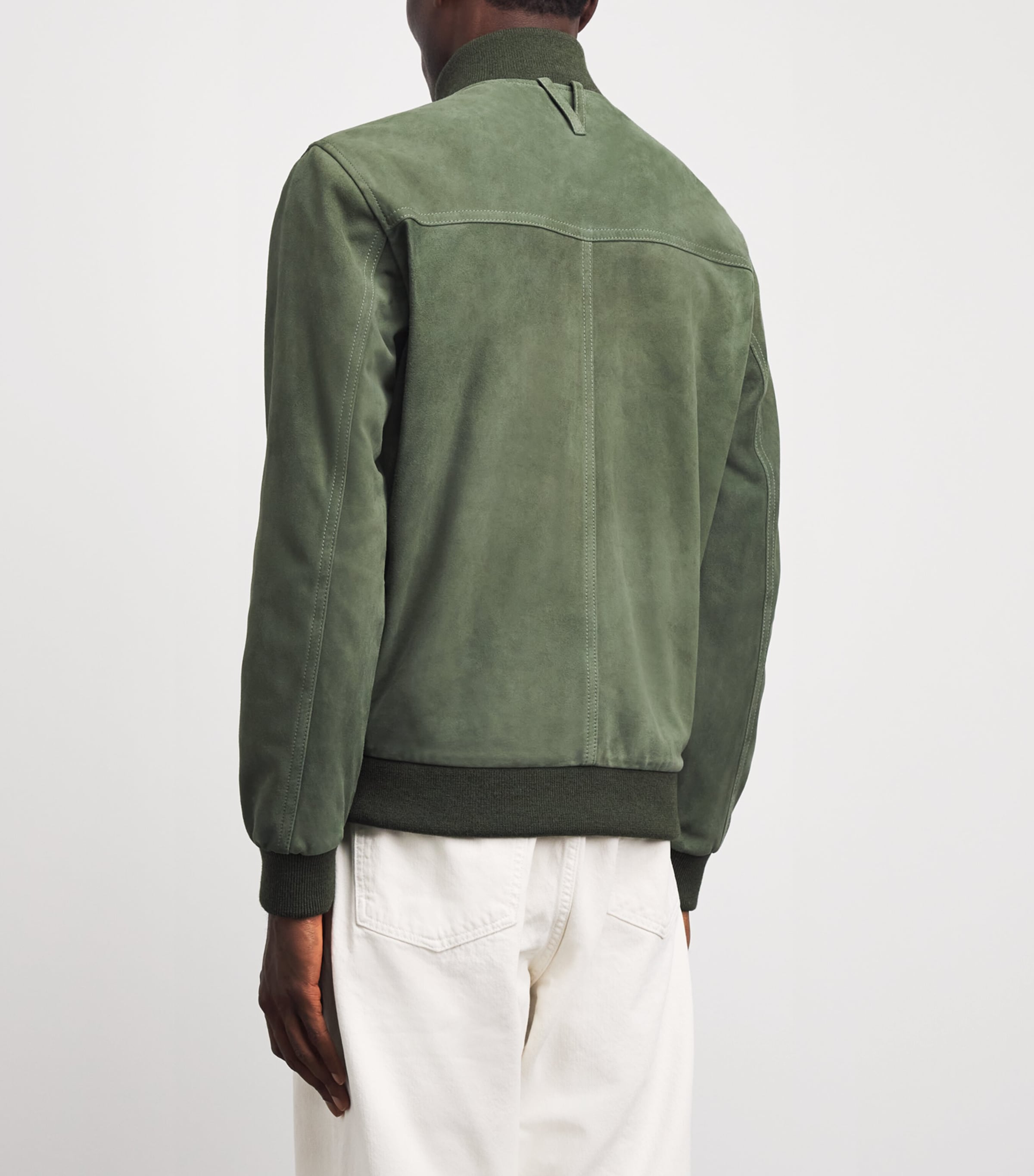 Valstar Mens Valstarino Suede Jacket Basil Image 5
