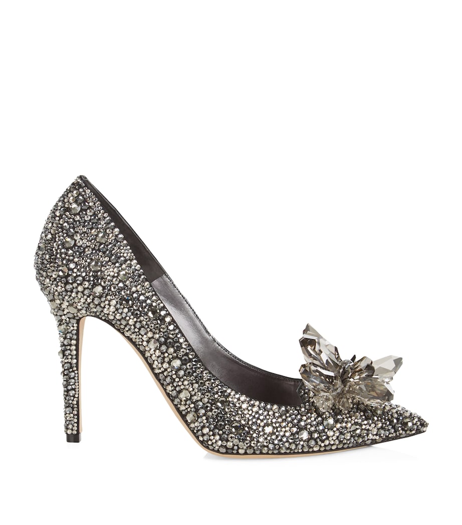 Alia 85 Crystal Pumps BLACK Image 1