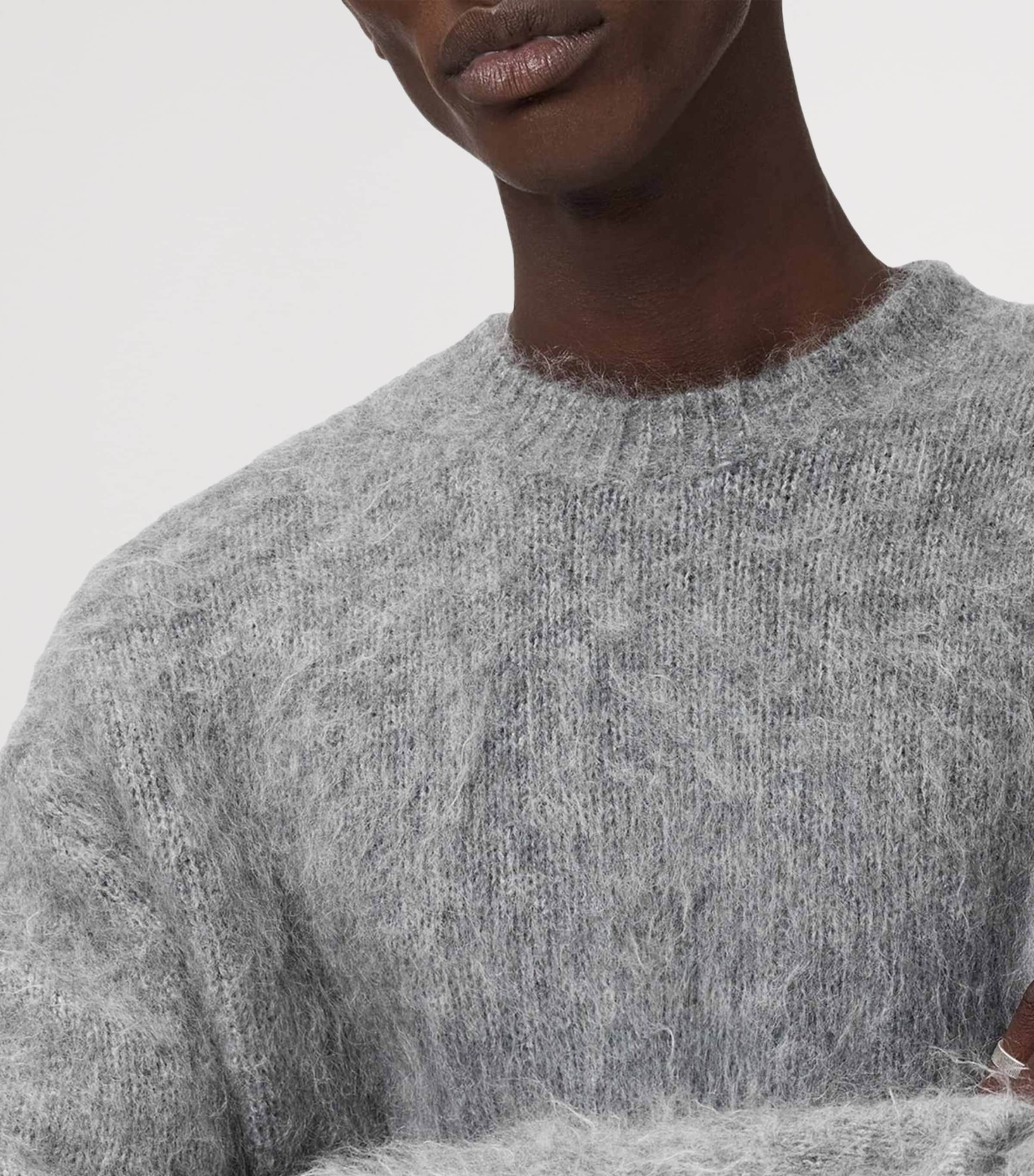 Oversized Brushed Coby Sweater GREY MARL Image 8