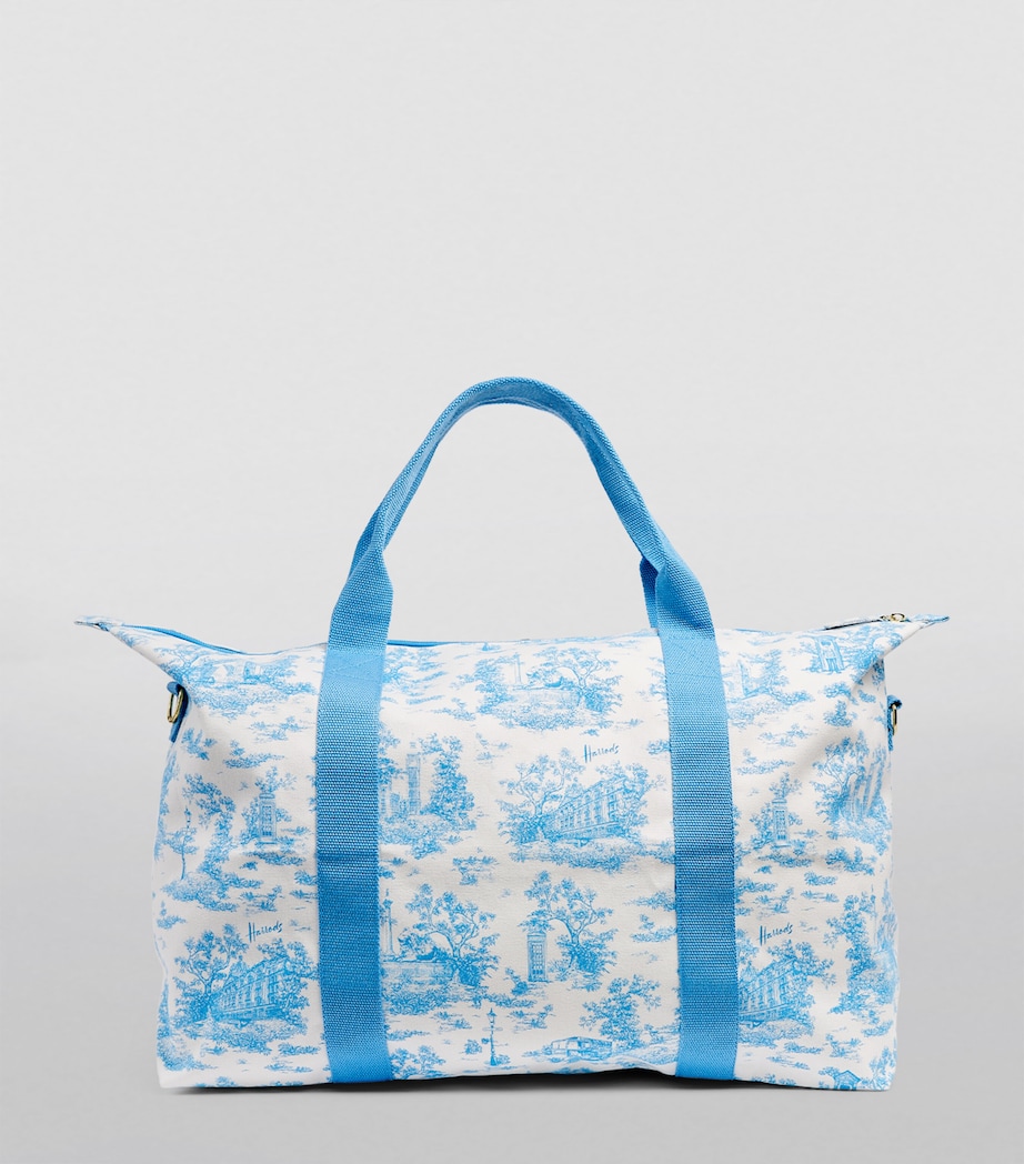 Toile Foldable Overnight Bag BLUE Image 4