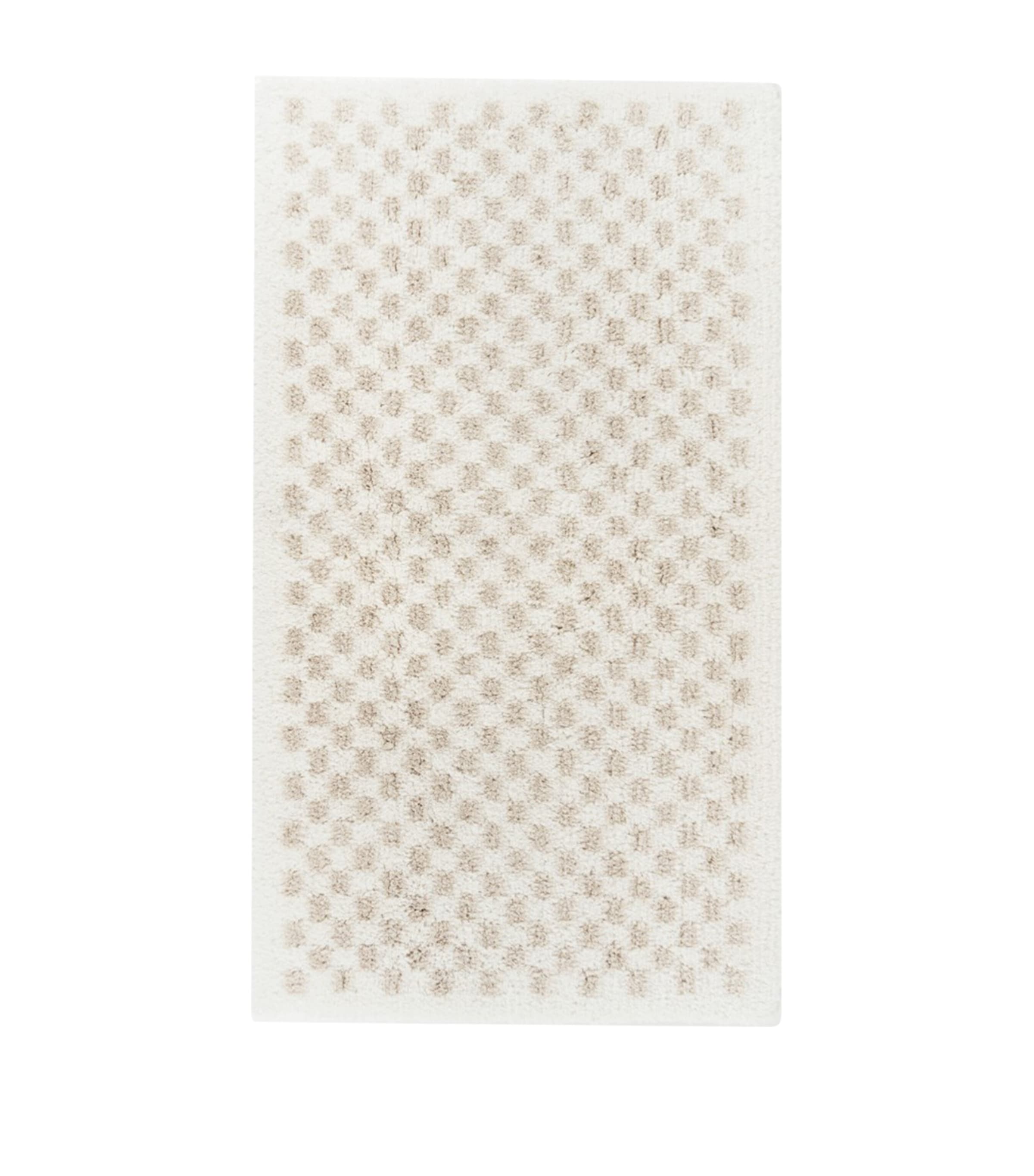 GRACCIOZA Estoril Bath Mat (60cm x 100cm) Snow/fog Image 1