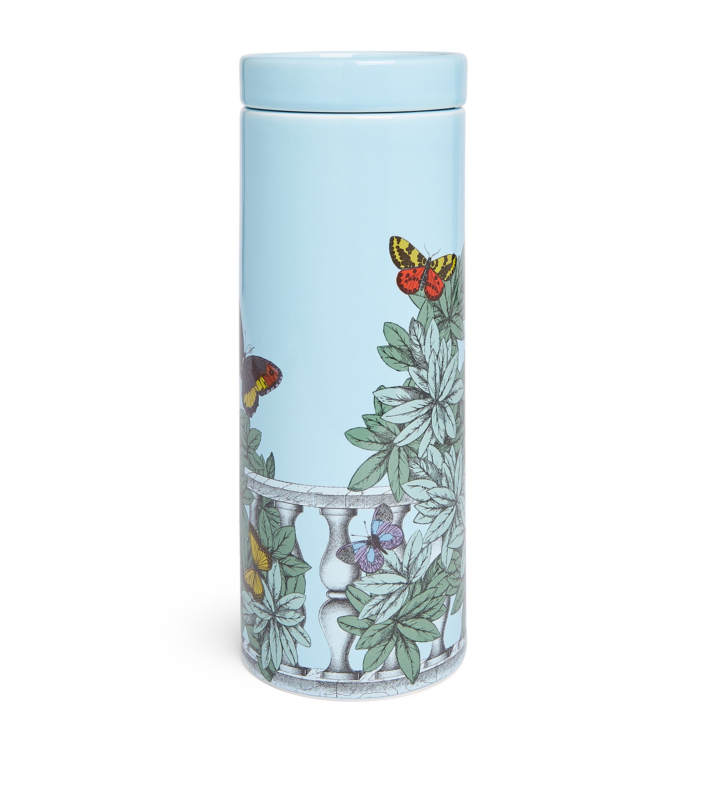 Fornasetti Tall Farfalle e Balaustra Candle (800g) | Home Accessories | Candles | Designers | Fornasetti