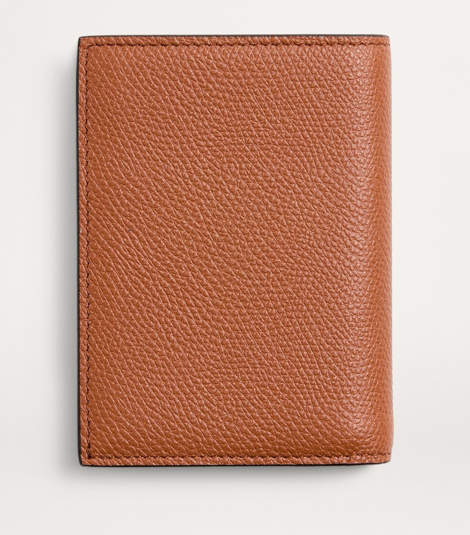 Leather VLogo Card Holder HG5 Image 4