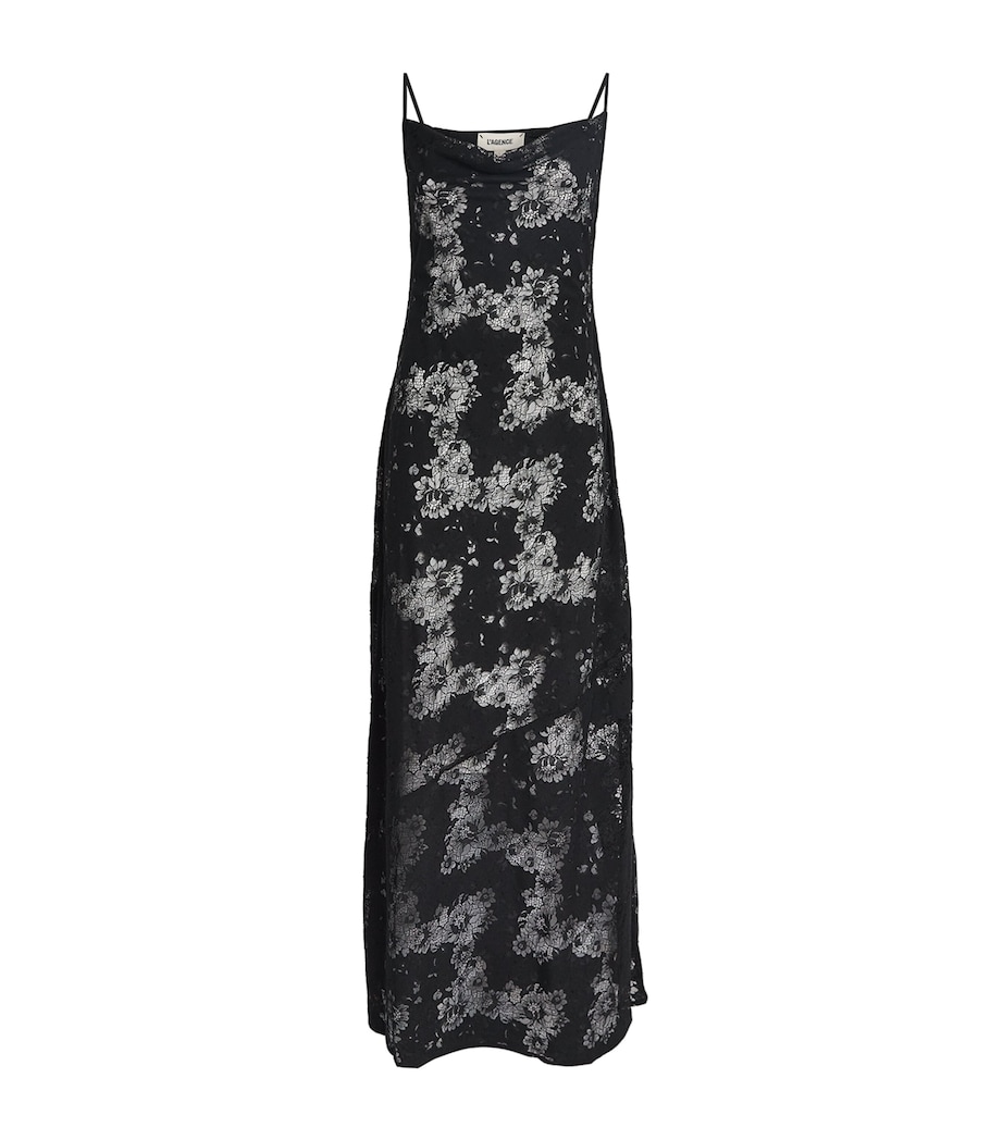 Lace Bettie Maxi Dress BLAC-BLACK Image 1