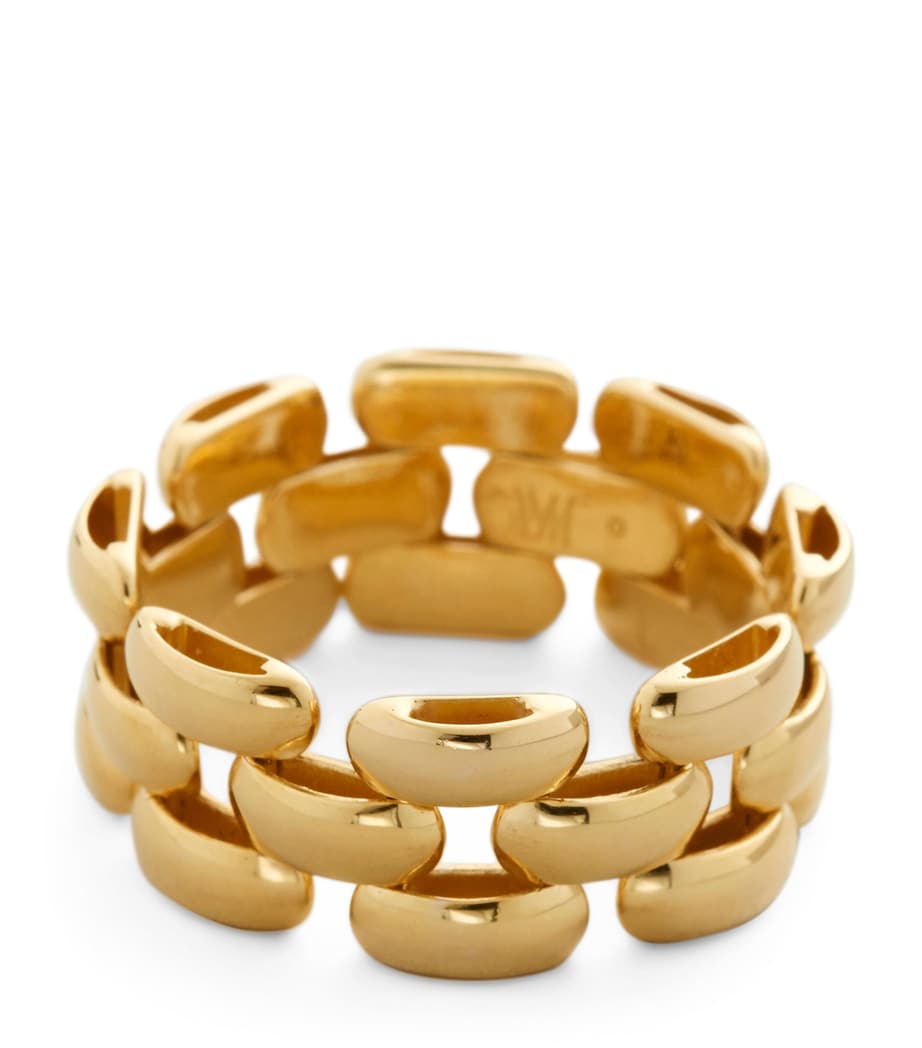 Gold Vermeil Heirloom Chain Ring 18K GOLD VERMEIL Image 1