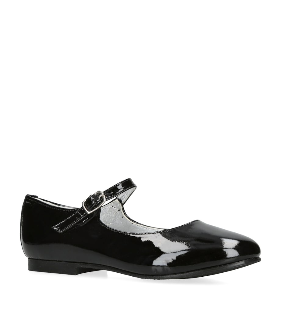 papouelli Patent Leather Siena Mary Janes Black Image 3