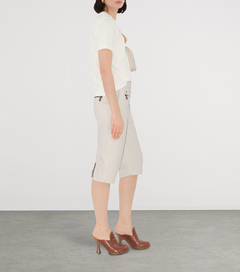 Embroidered Crest T-Shirt CHALK Image 5