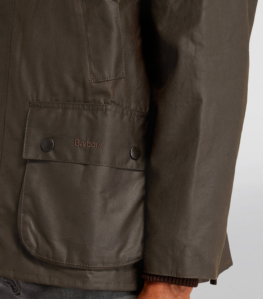 Waxed Bedale Jacket OLIVE Image 12
