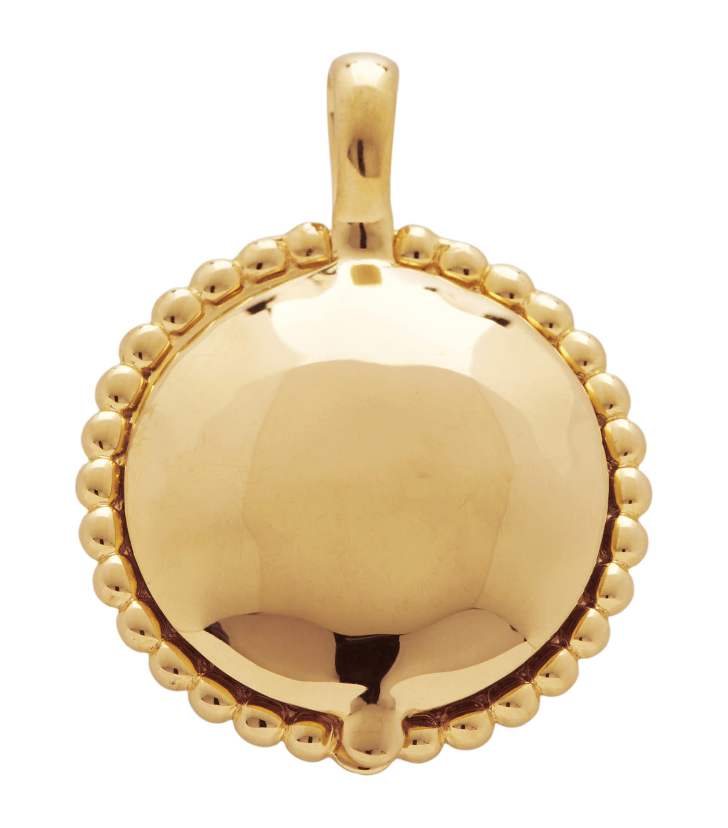 Monica Vinader Gold Vermeil Beaded Deia Locket Pendant Gold Vermeil Image 1