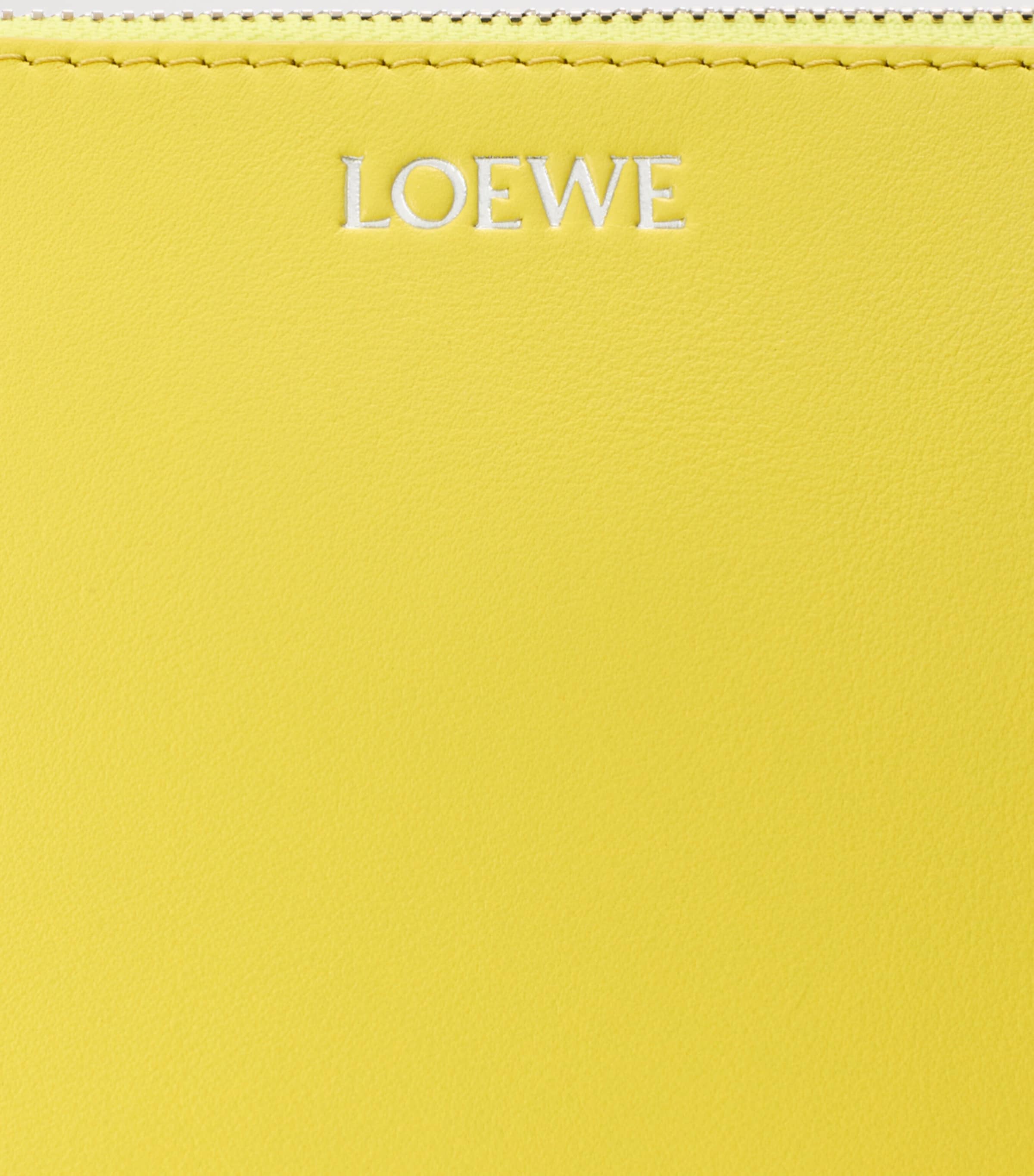 LOEWE Nappa Leather Joya Pouch Lemon Image 8