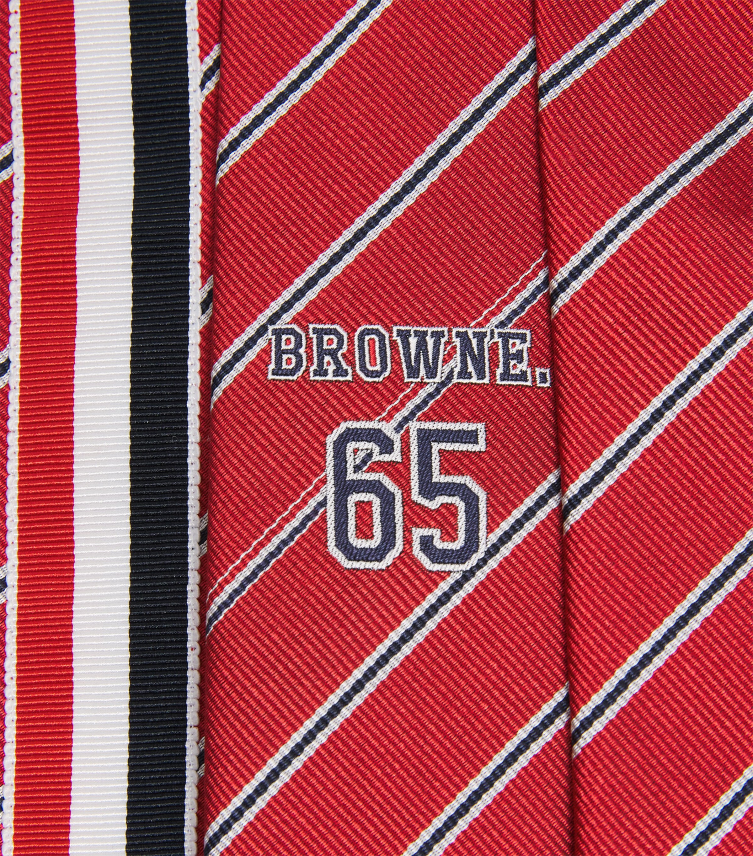 Thom Browne Silk Browne 65 Tie Red Image 3