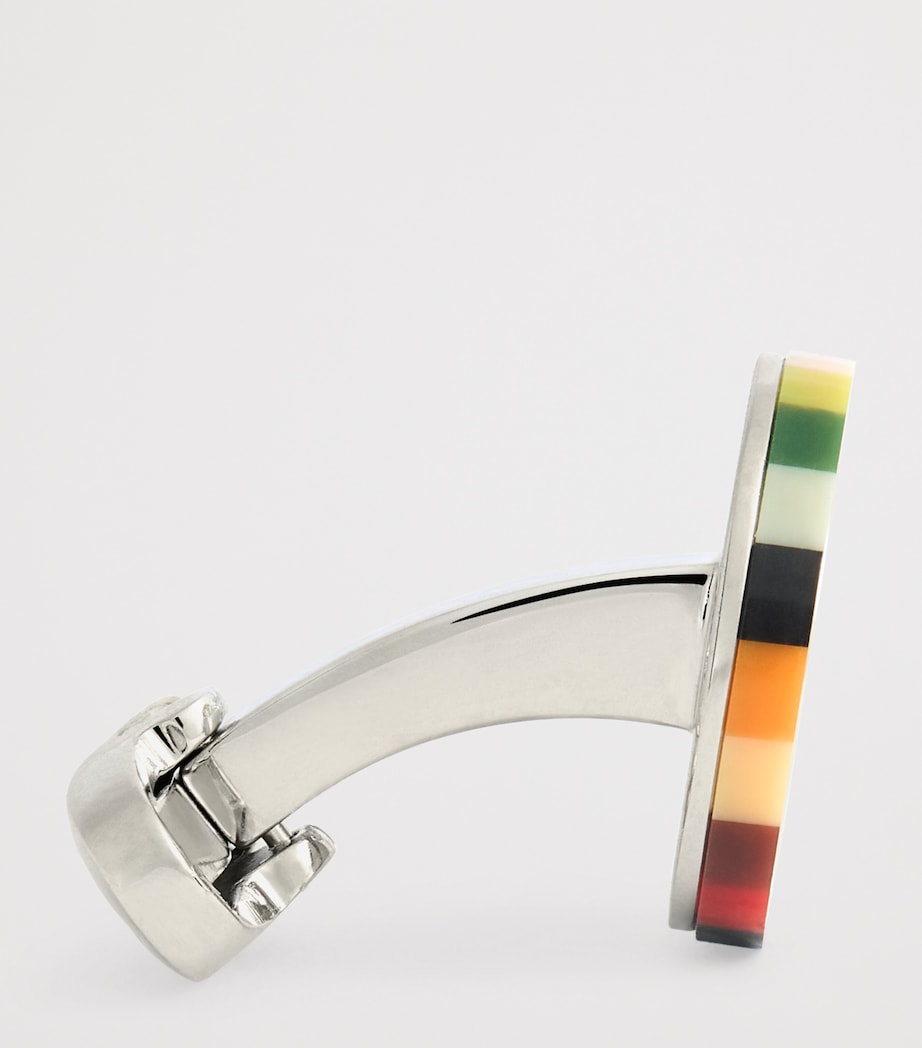 Signature Stripe Cufflinks 92_MULTI COLOURED Image 4