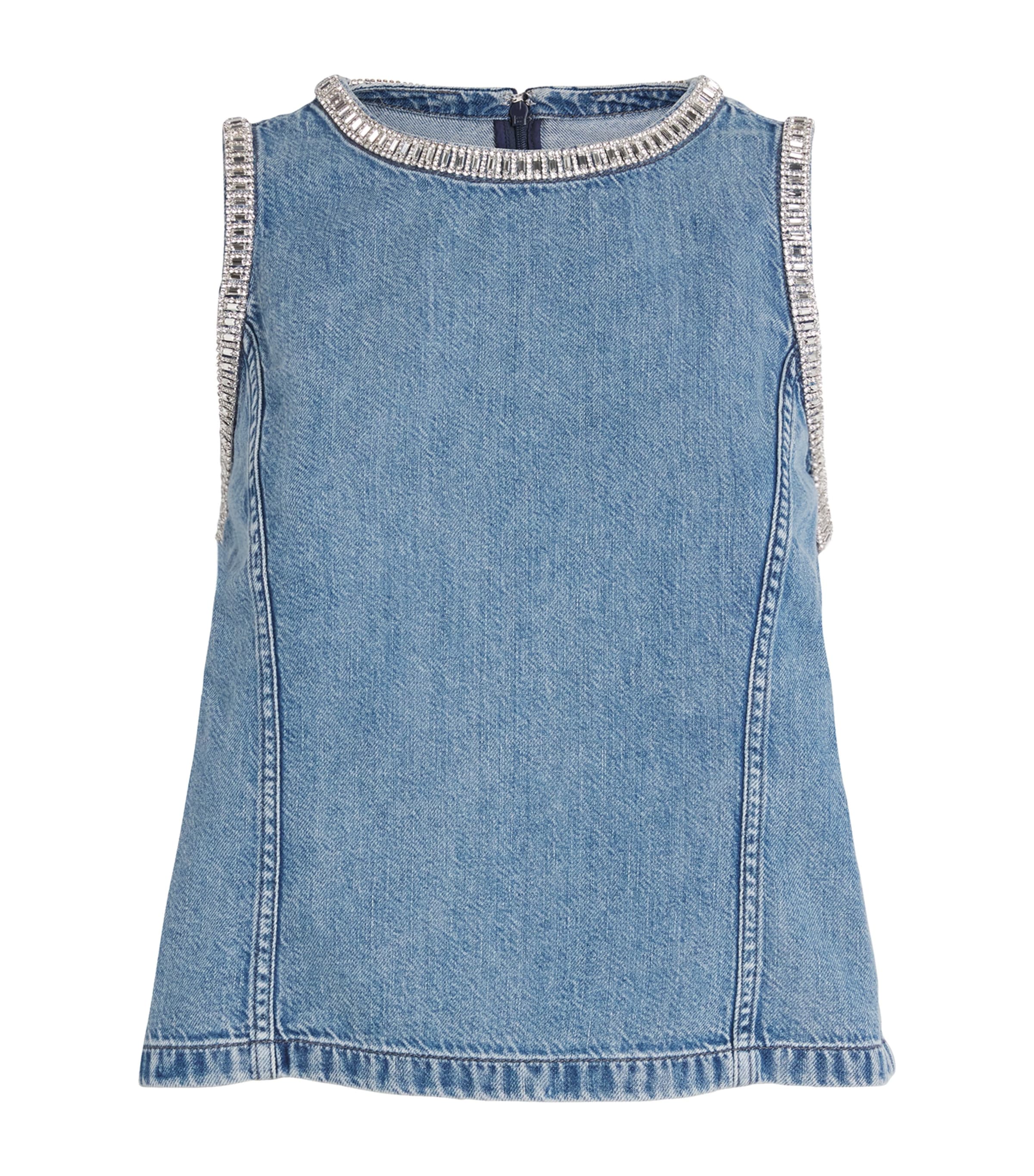 Rag & Bone Ultra Featherweight Denim Myla Tank Top